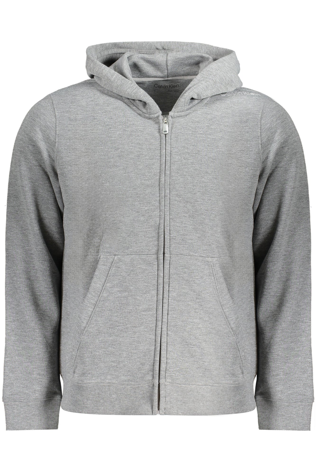CALVIN KLEIN MENS ZIP-UP SWEATSHIRT GREY