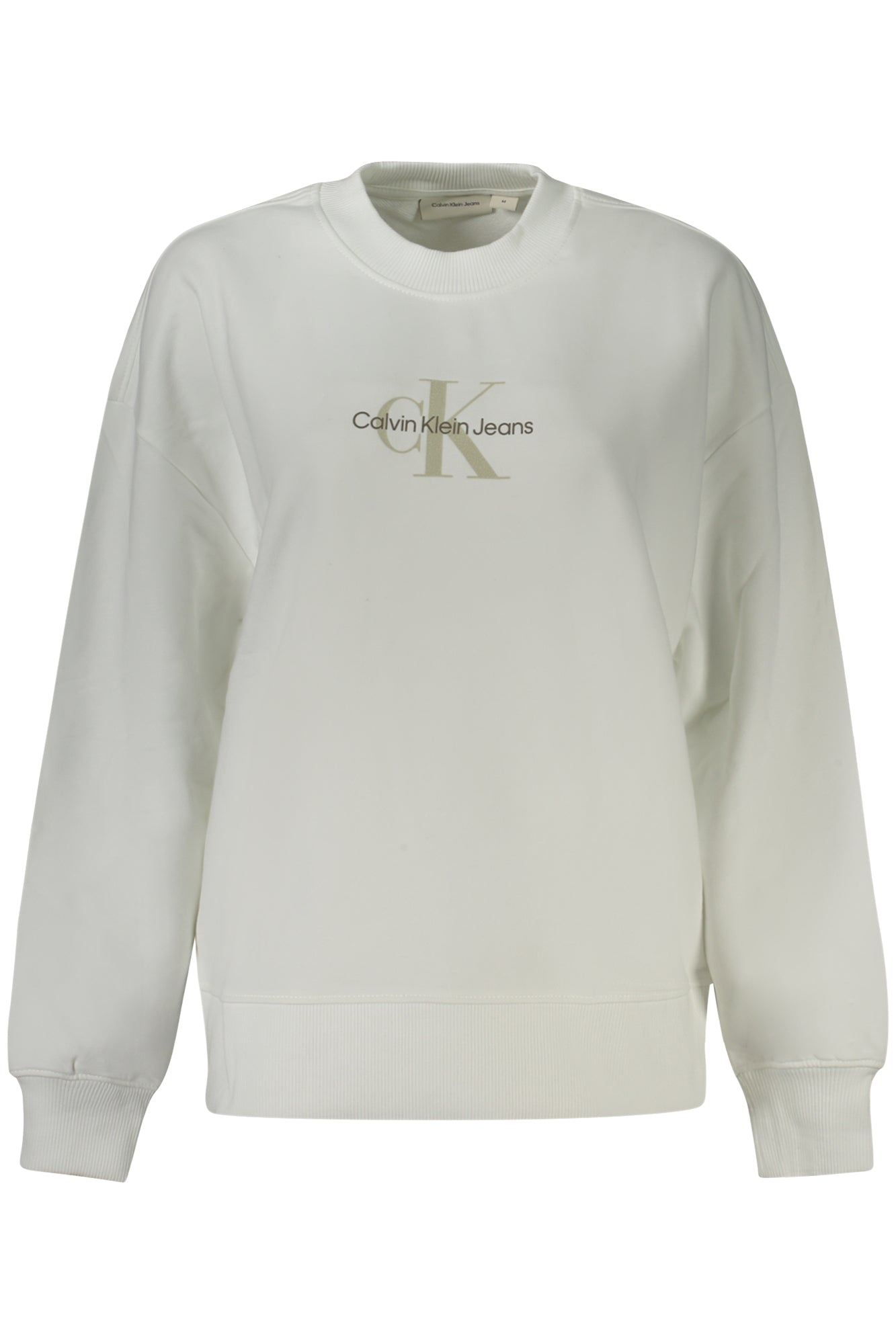 CALVIN KLEIN SWEATSHIRT WITHOUT ZIP WOMEN WHITE