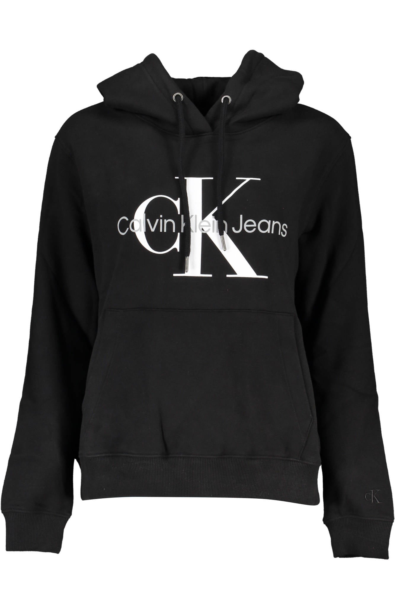 CALVIN KLEIN WOMENS ZIPLESS SWEATSHIRT BLACK
