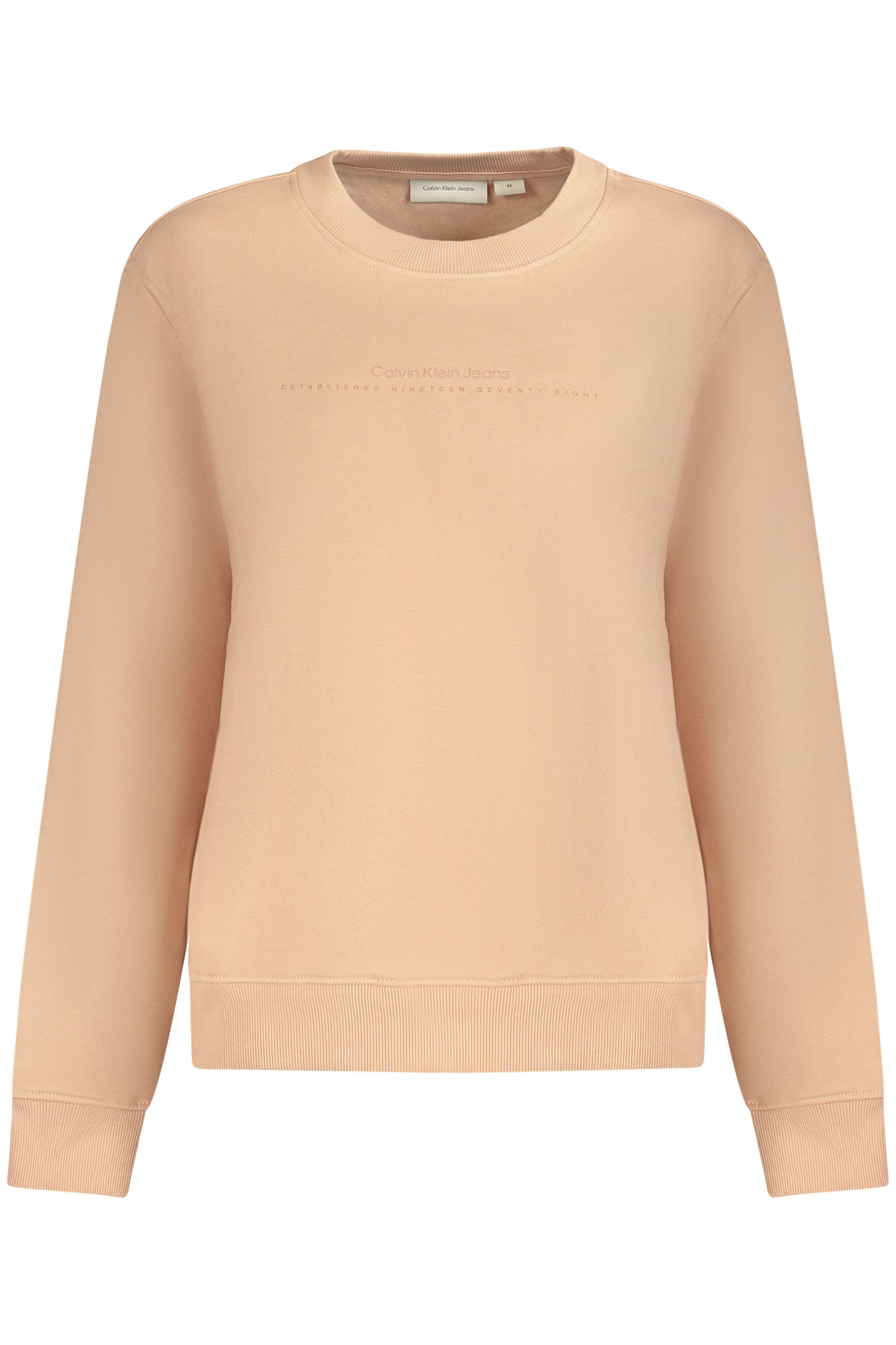 CALVIN KLEIN SWEATSHIRT WITHOUT ZIP WOMEN PINK
