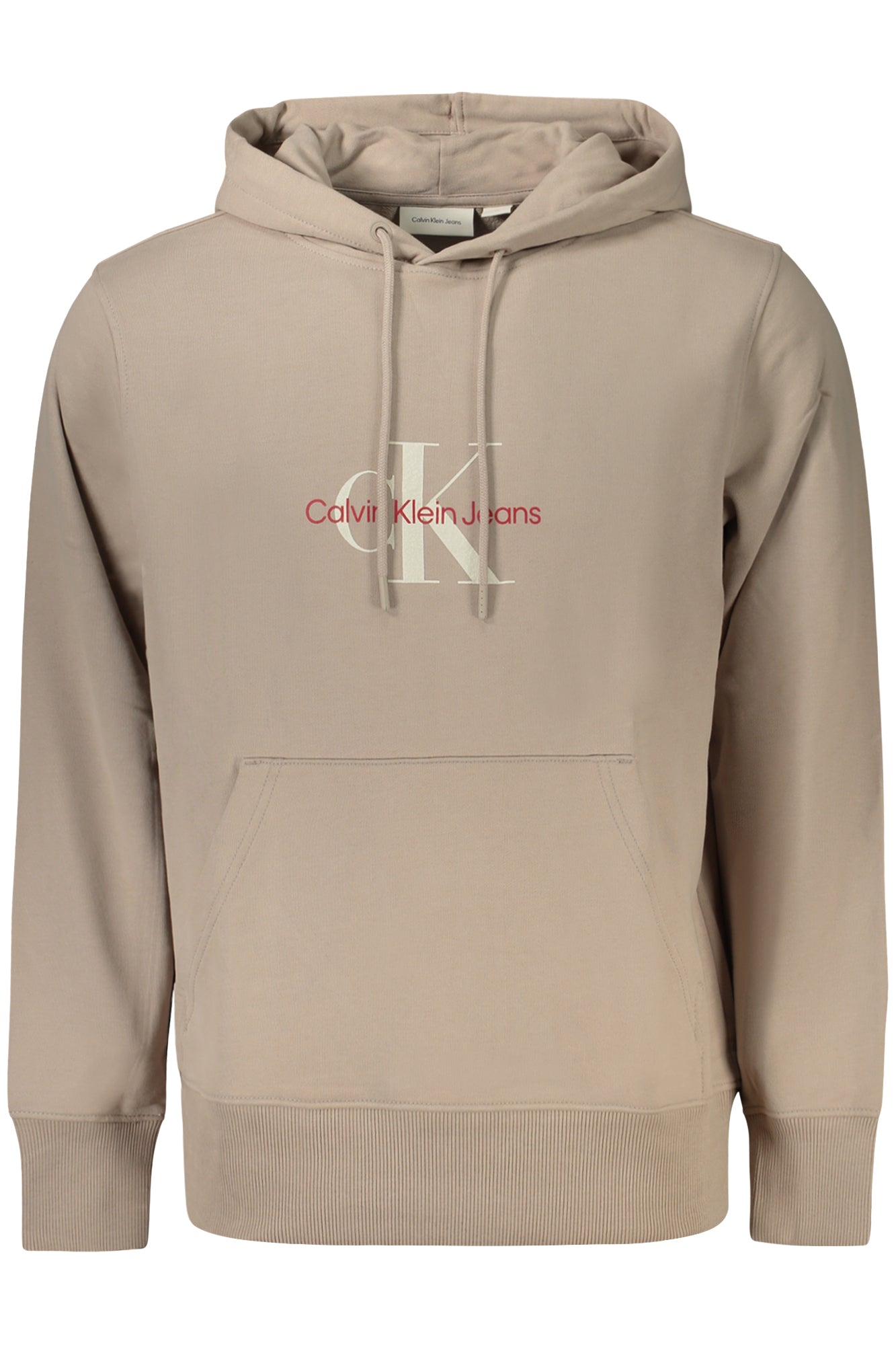 CALVIN KLEIN SWEATSHIRT WITHOUT ZIP MEN BEIGE