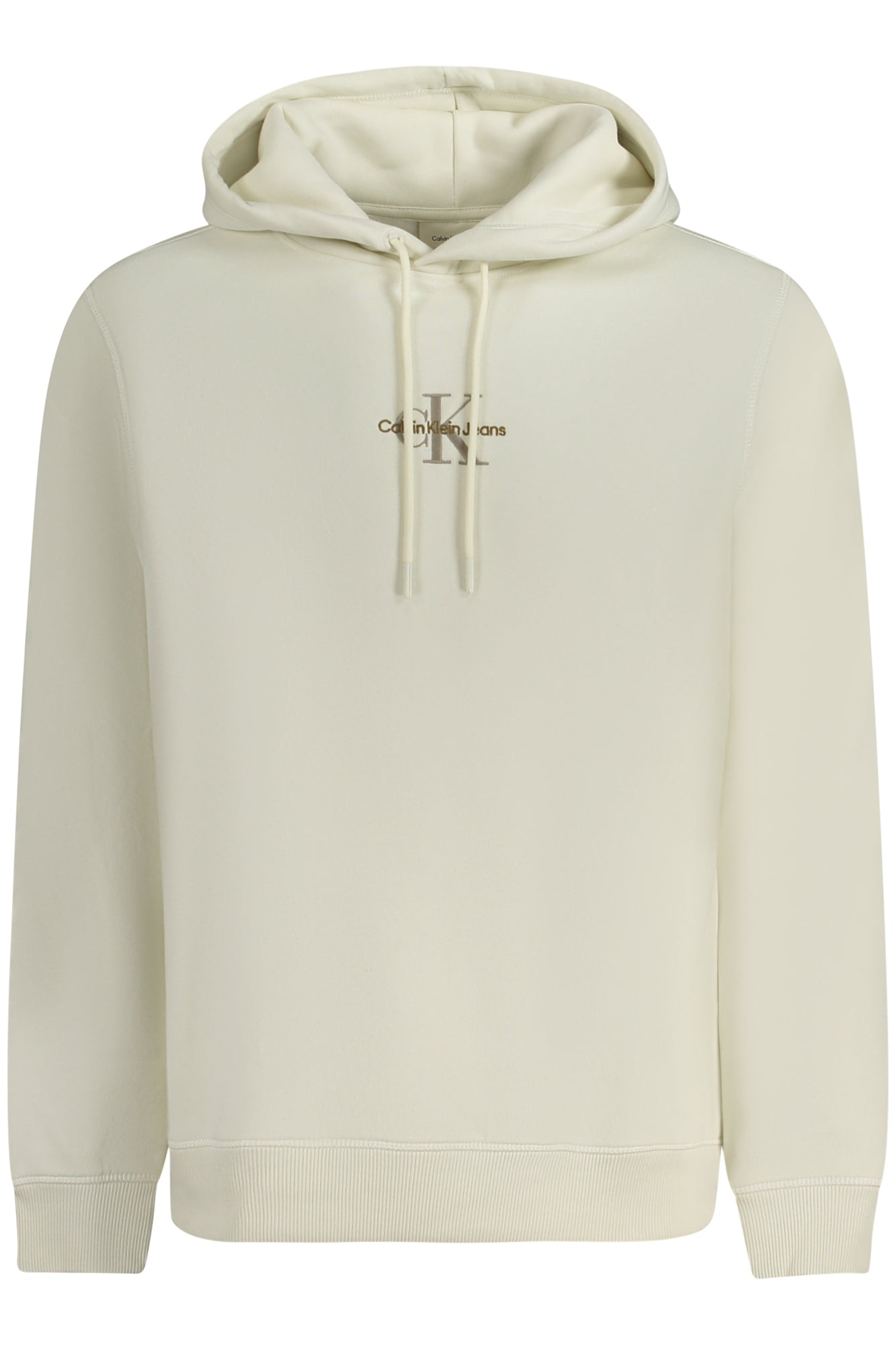 CALVIN KLEIN MENS ZIP-UP SWEATSHIRT WHITE