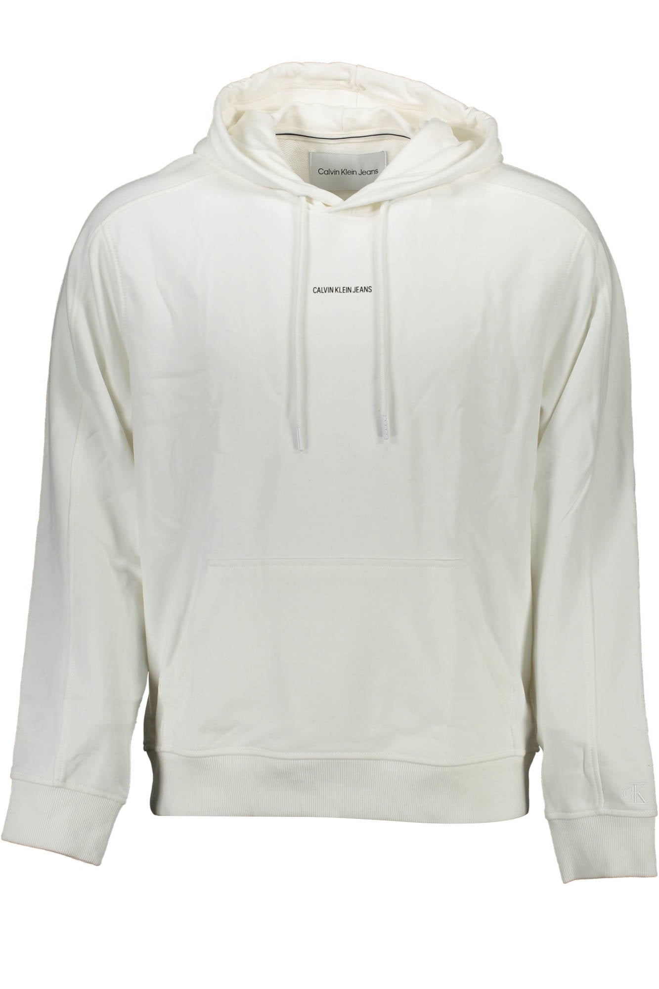 CALVIN KLEIN MENS ZIP-UP SWEATSHIRT WHITE