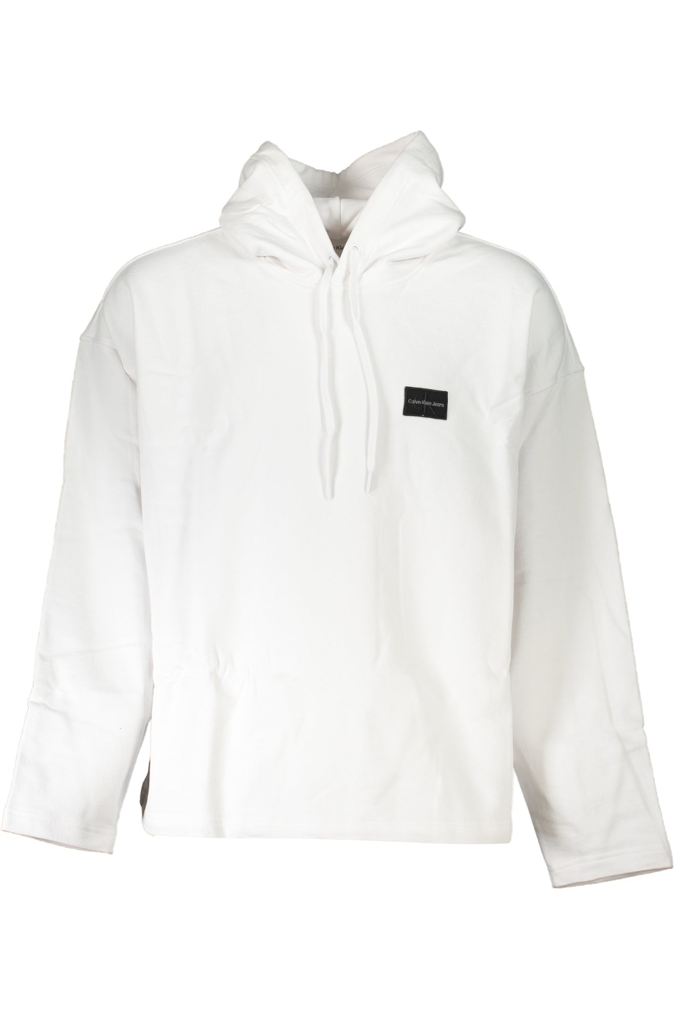 CALVIN KLEIN MENS WHITE ZIPLESS SWEATSHIRT
