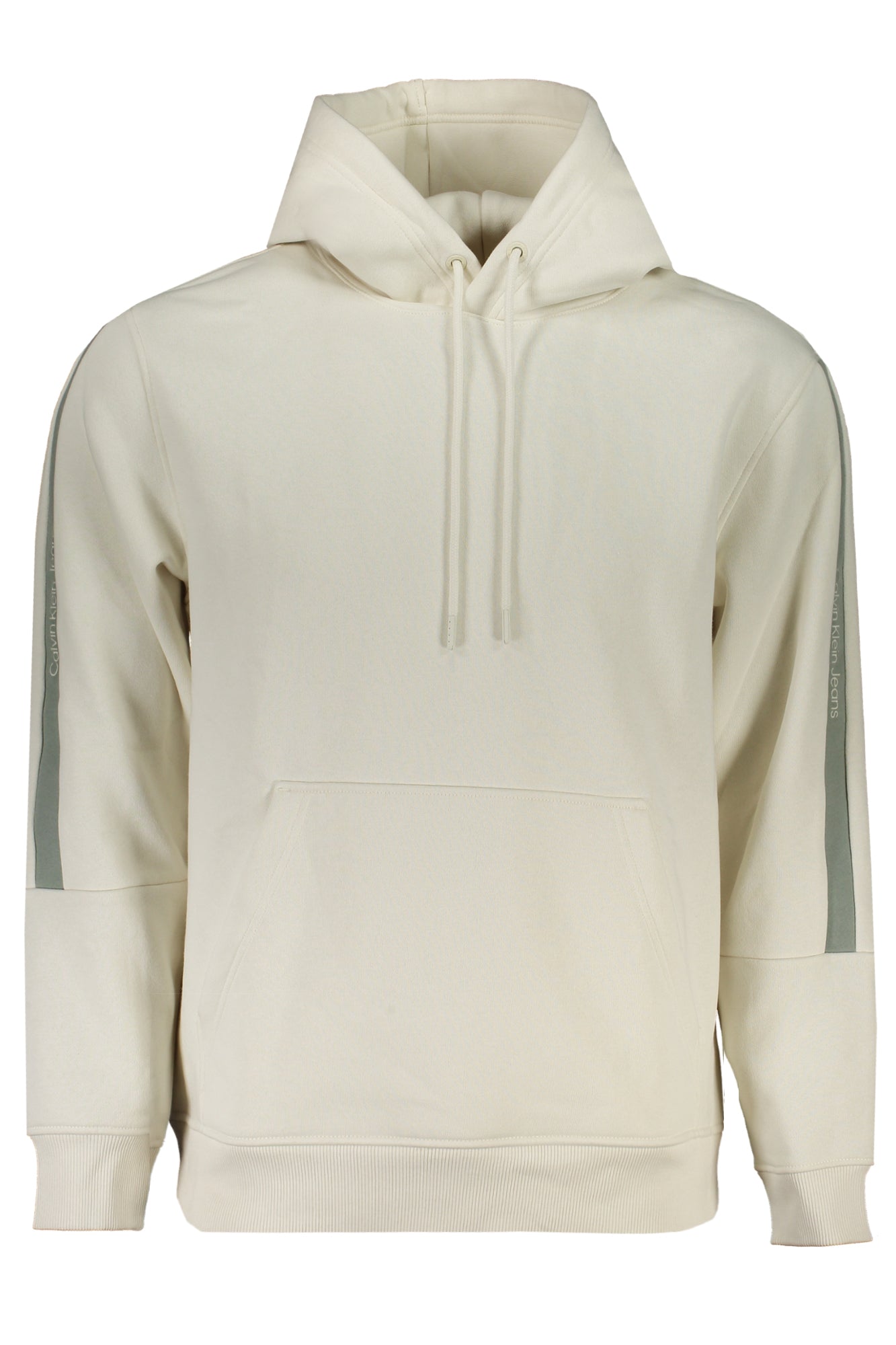 CALVIN KLEIN MENS WHITE ZIPLESS SWEATSHIRT
