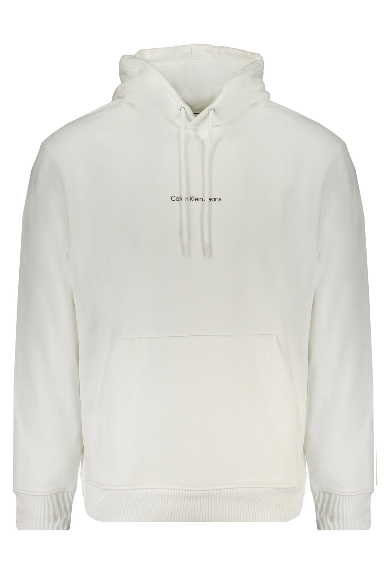 CALVIN KLEIN MENS WHITE ZIPLESS SWEATSHIRT