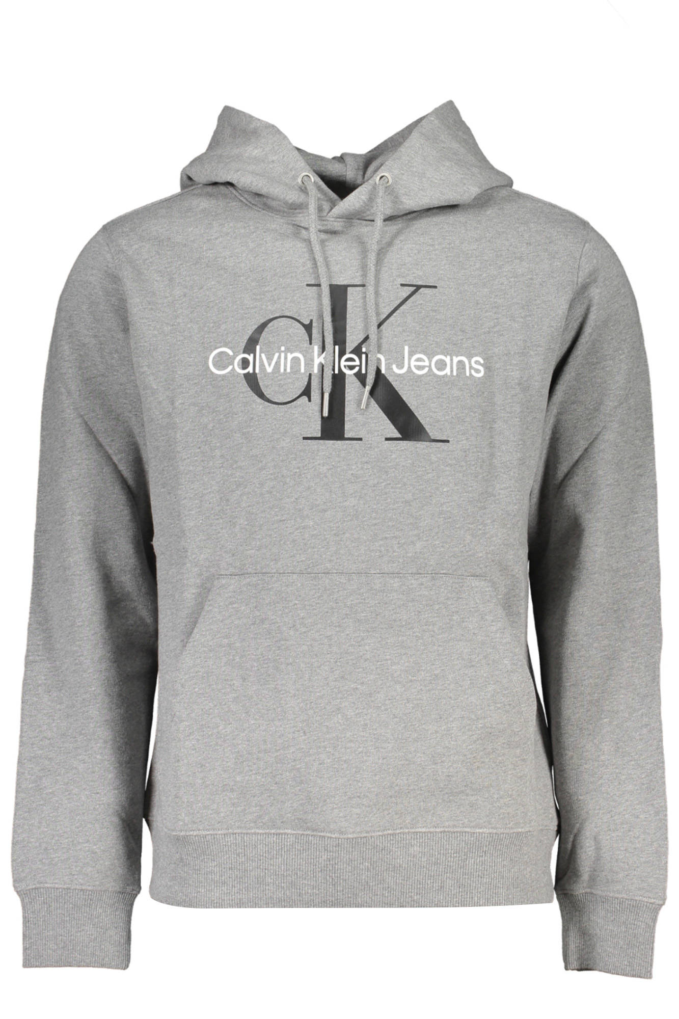 CALVIN KLEIN MENS GRAY ZIPLESS SWEATSHIRT