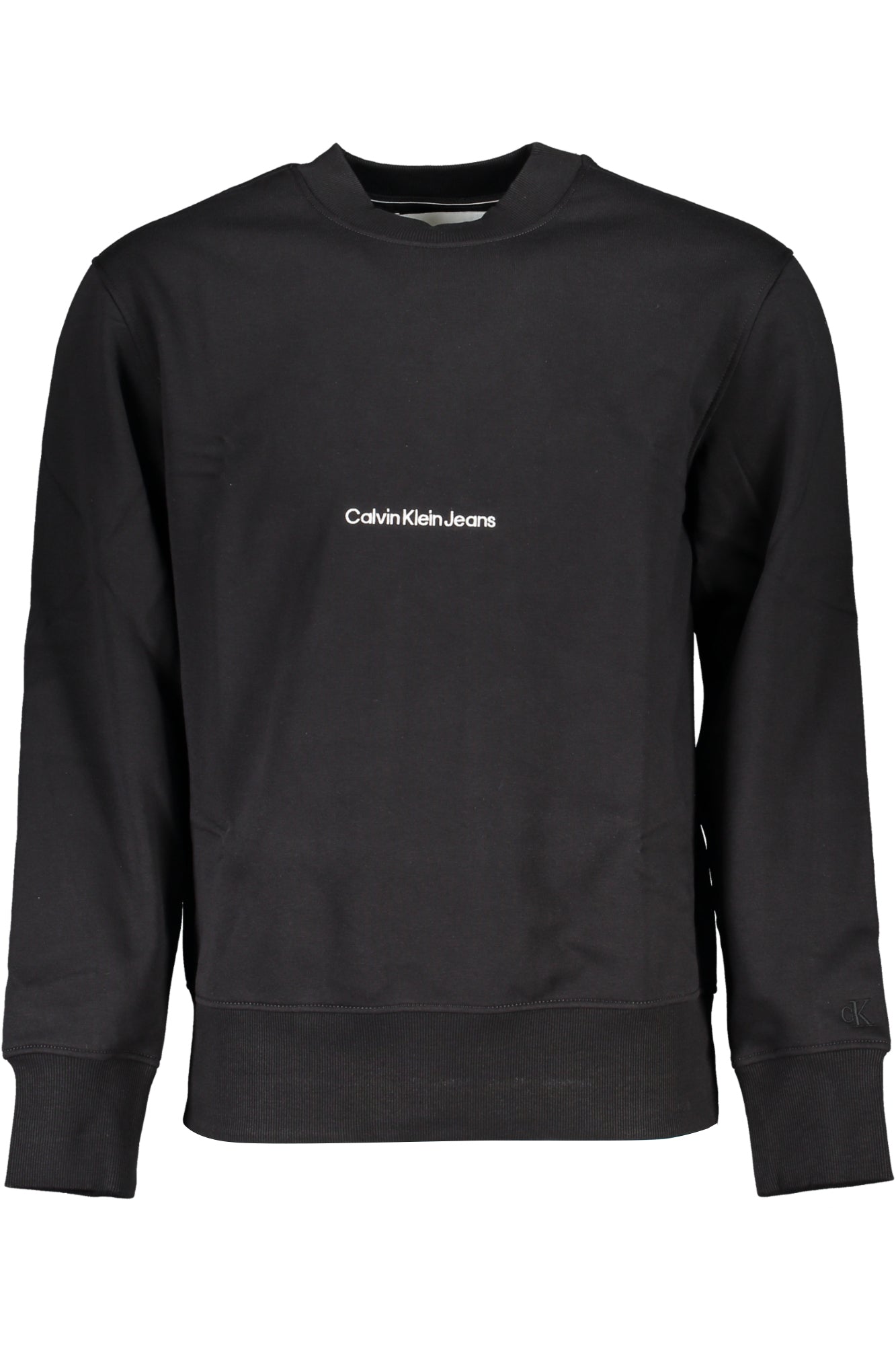 CALVIN KLEIN MENS BLACK ZIPLESS SWEATSHIRT