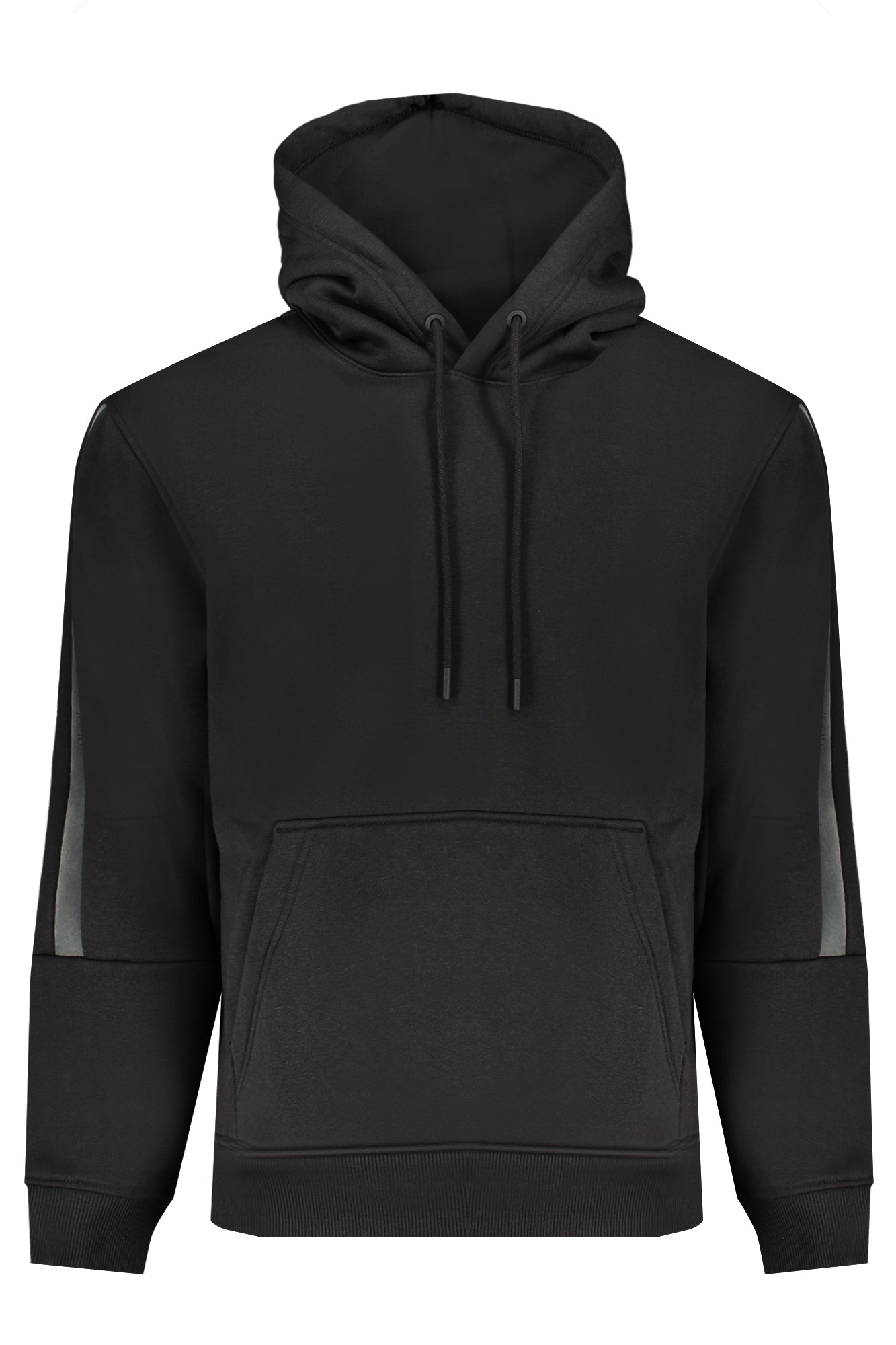 CALVIN KLEIN MENS BLACK ZIPLESS SWEATSHIRT