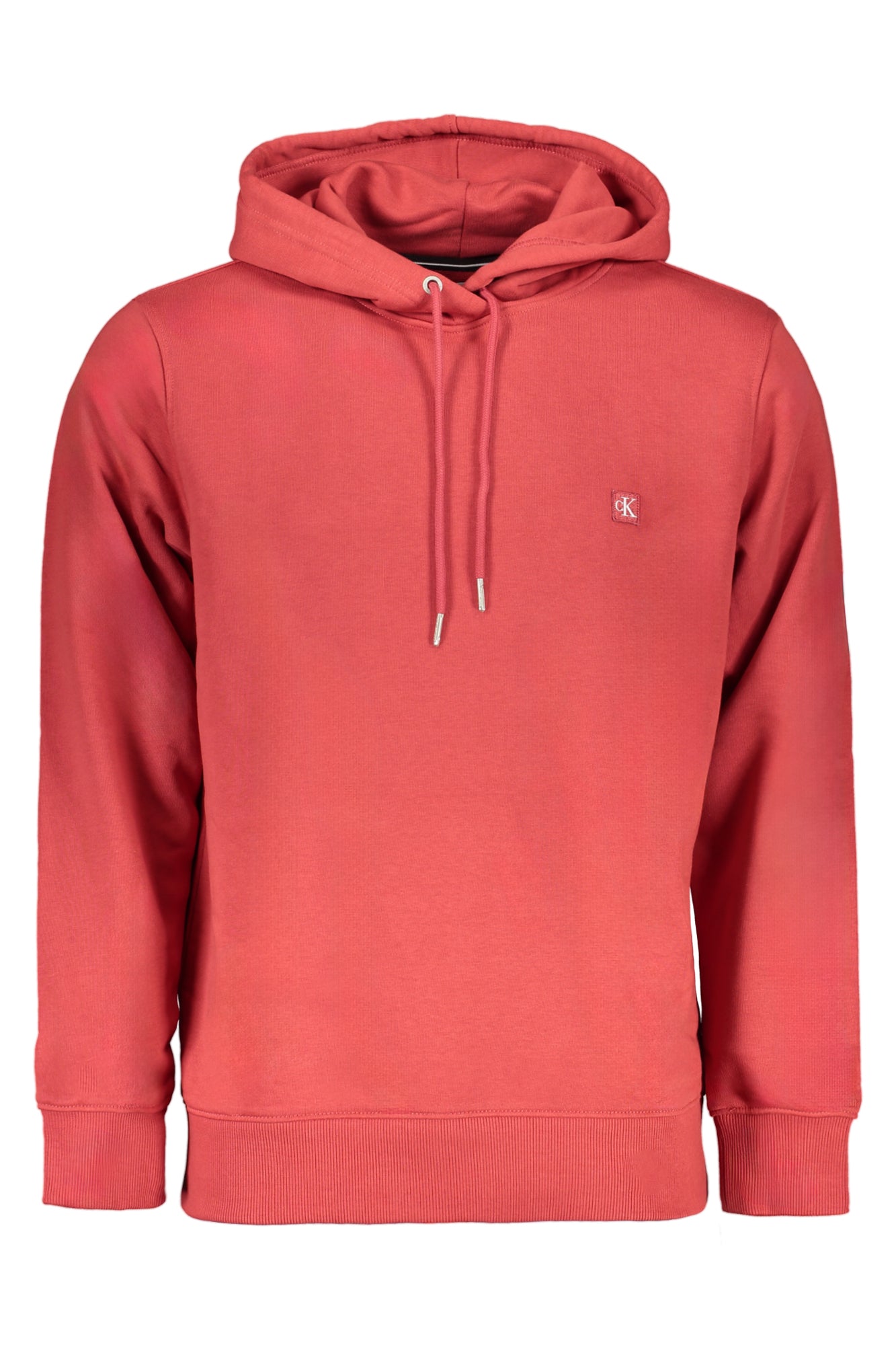 CALVIN KLEIN MENS RED ZIP-OUT SWEATSHIRT