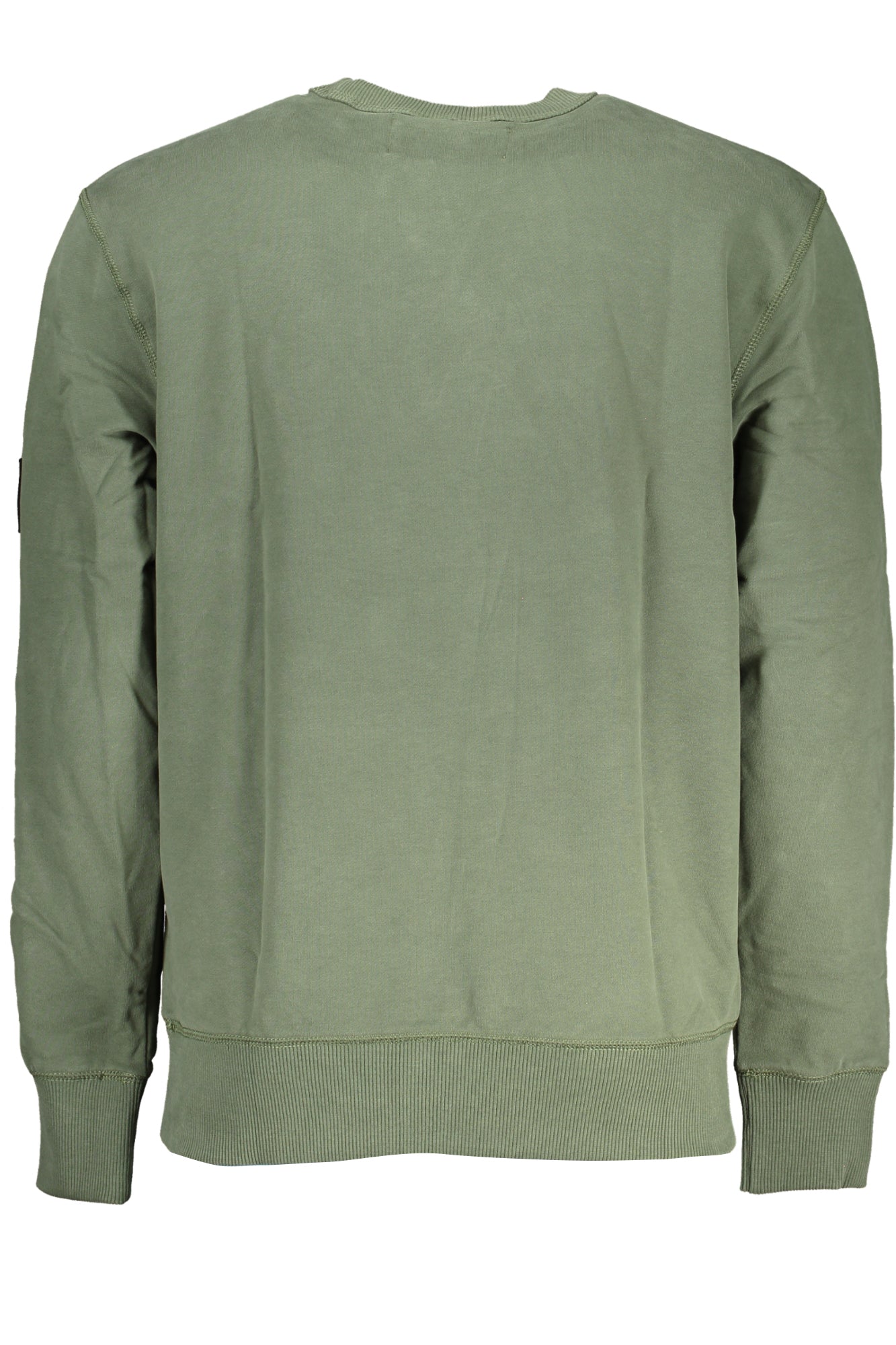 CALVIN KLEIN MENS GREEN ZIPLESS SWEATSHIRT