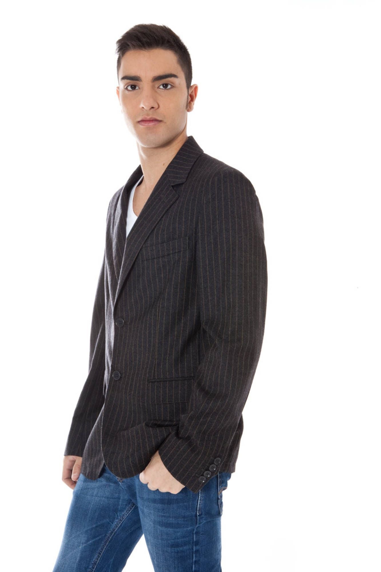 CALVIN KLEIN GRAY MENS CLASSIC JACKET