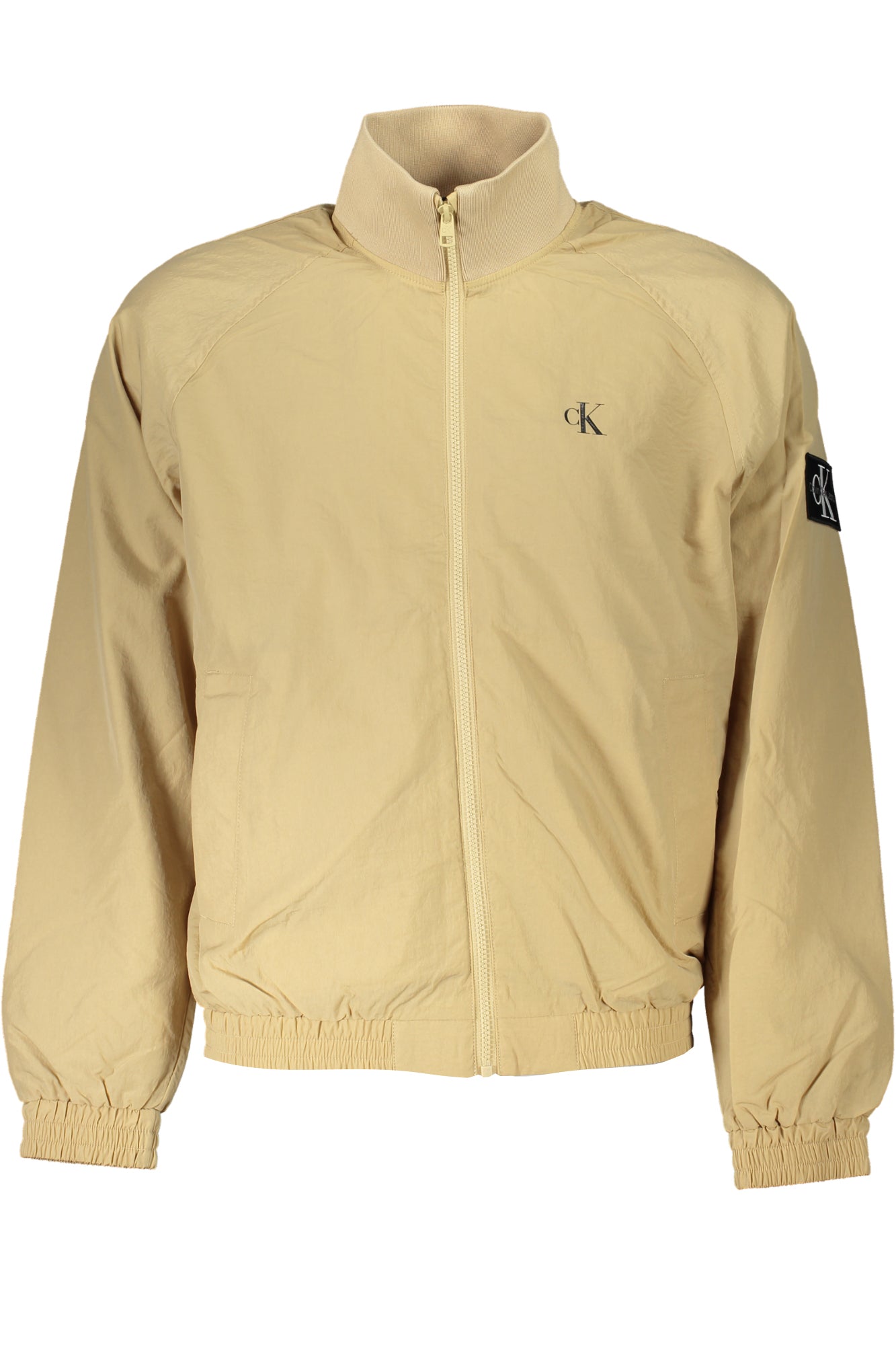 CALVIN KLEIN MENS BEIGE SPORTS JACKET