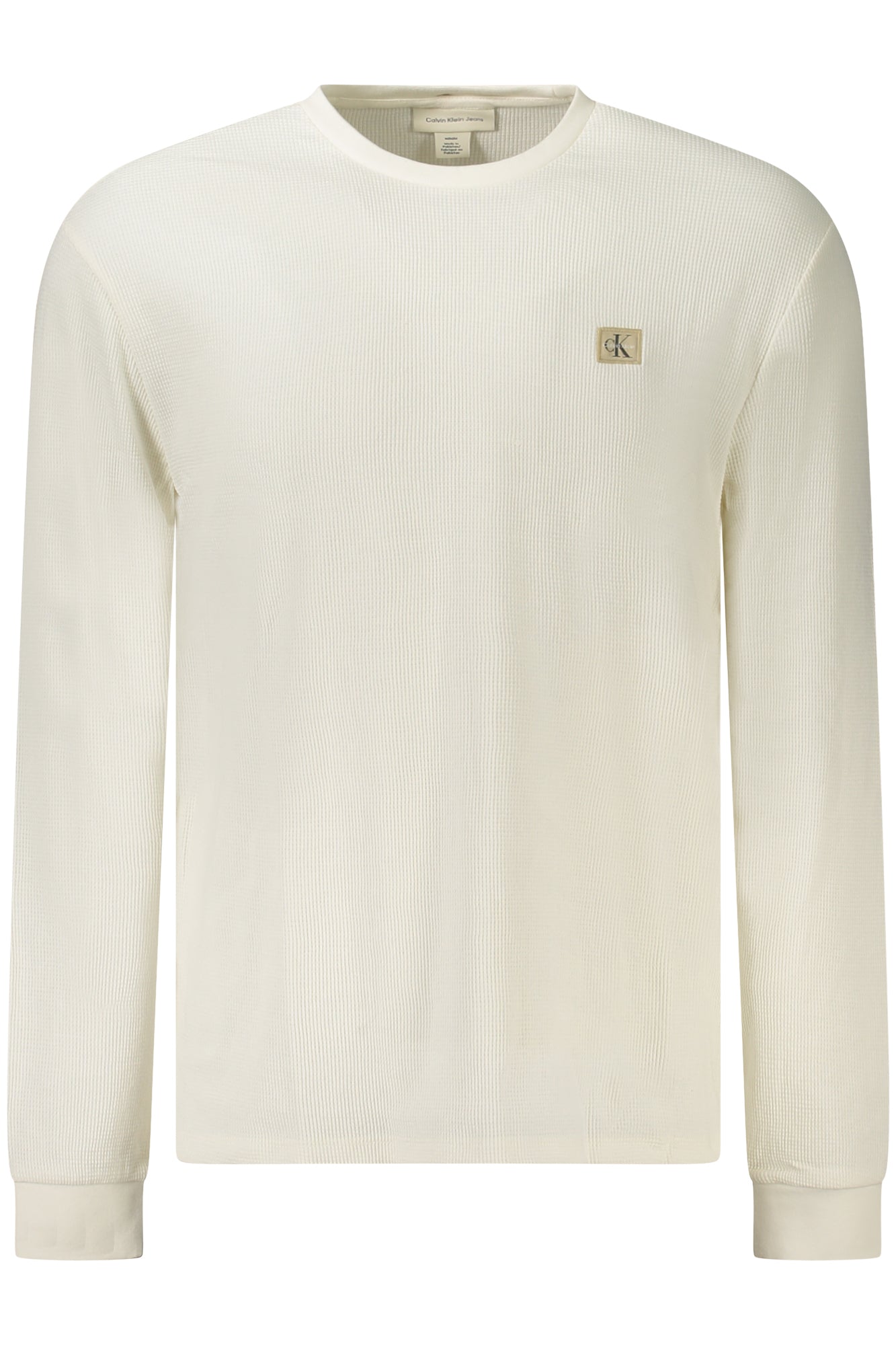 CALVIN KLEIN MENS WHITE SWEATER