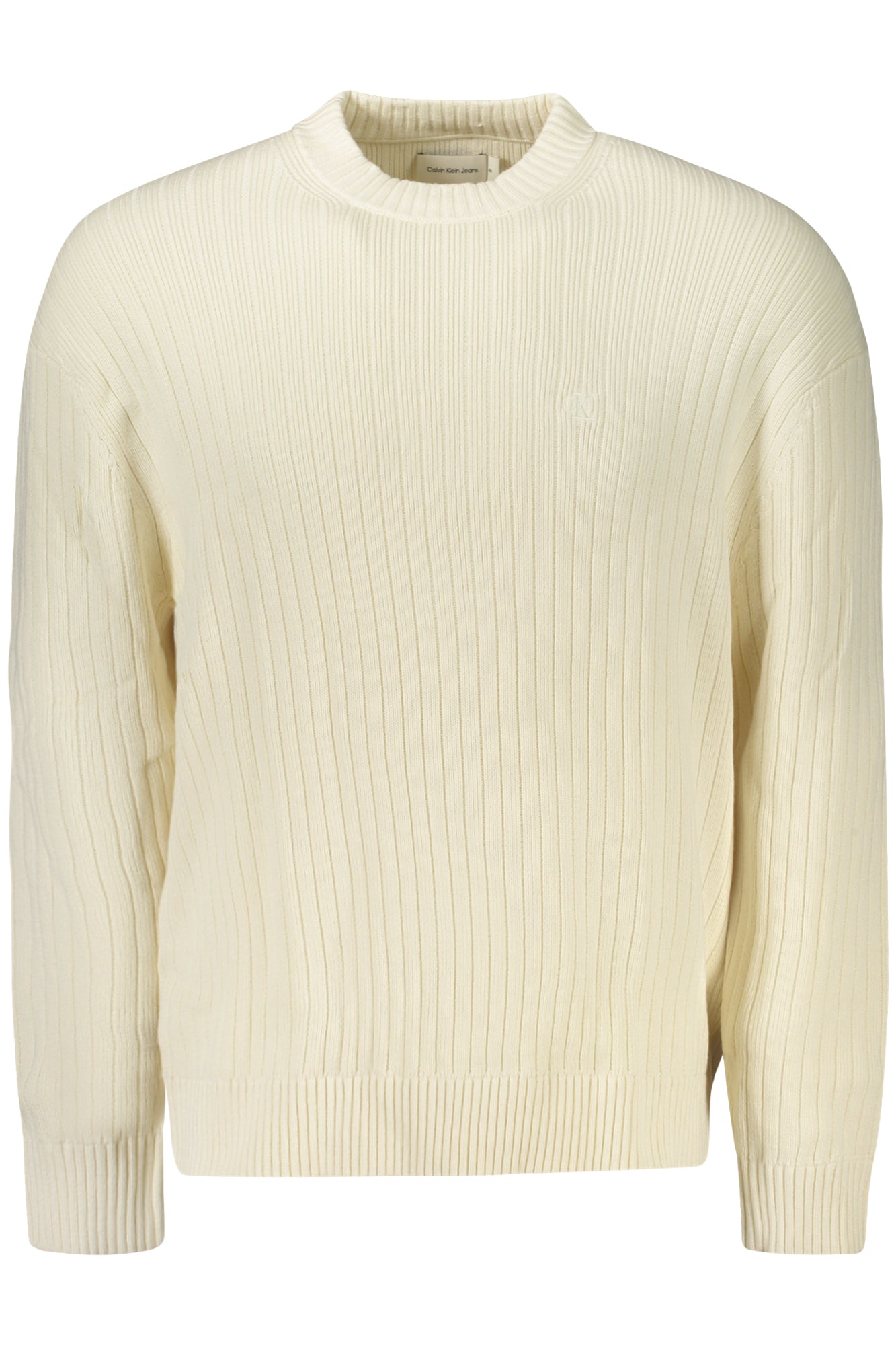 CALVIN KLEIN MENS WHITE SWEATER