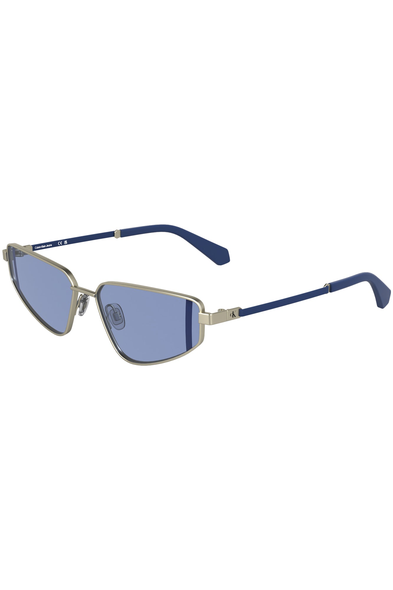 CALVIN KLEIN WOMENS SUNGLASSES SILVER