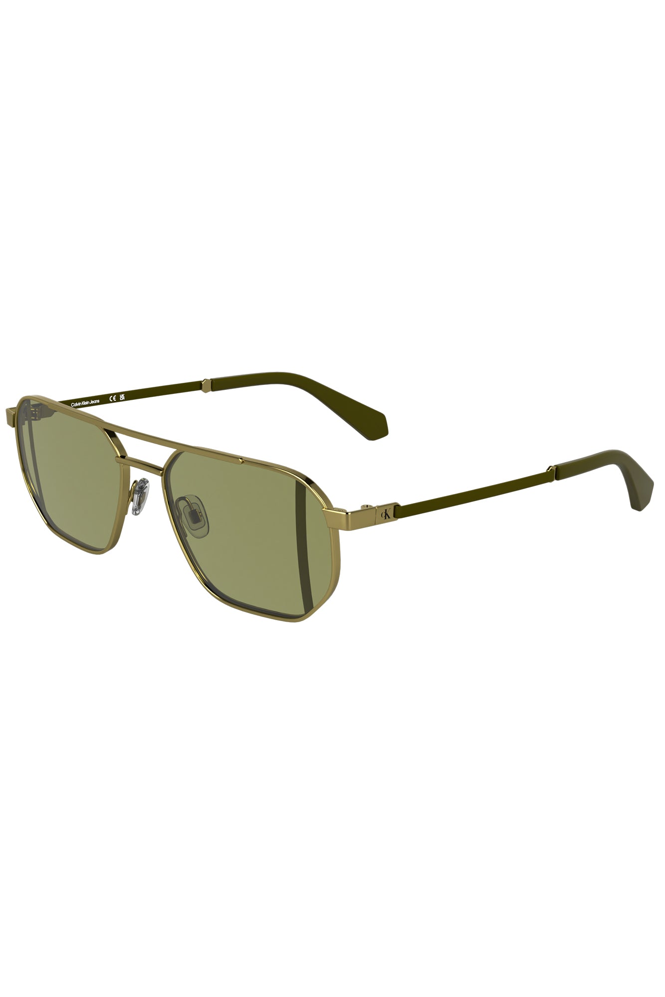 CALVIN KLEIN MENS SUNGLASSES GOLD