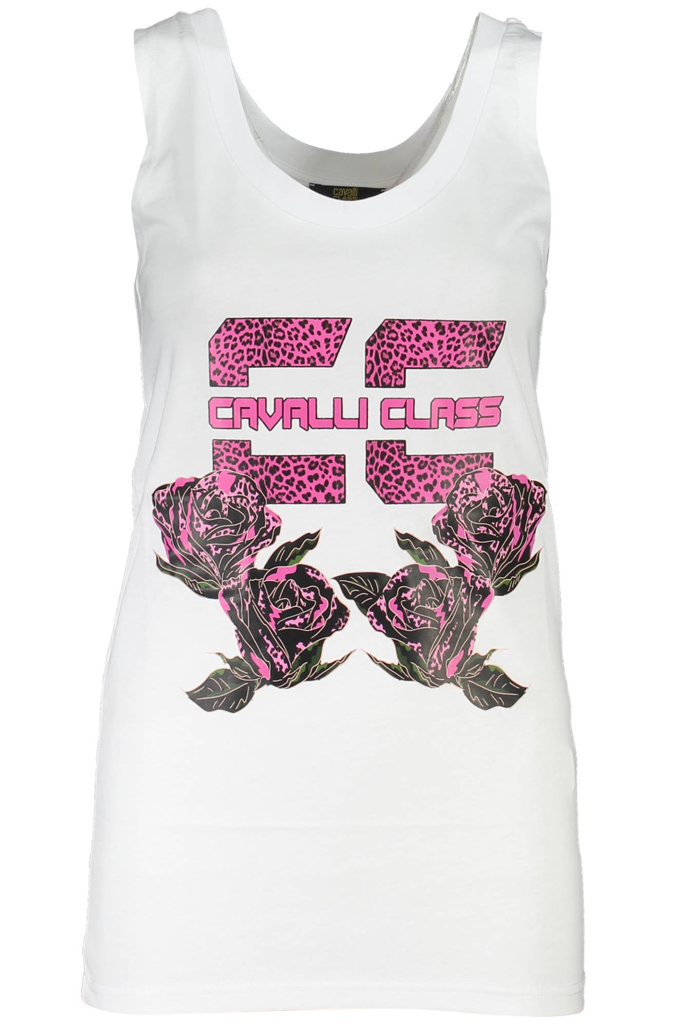 CAVALLI CLASS WOMENS TANK TOP WHITE