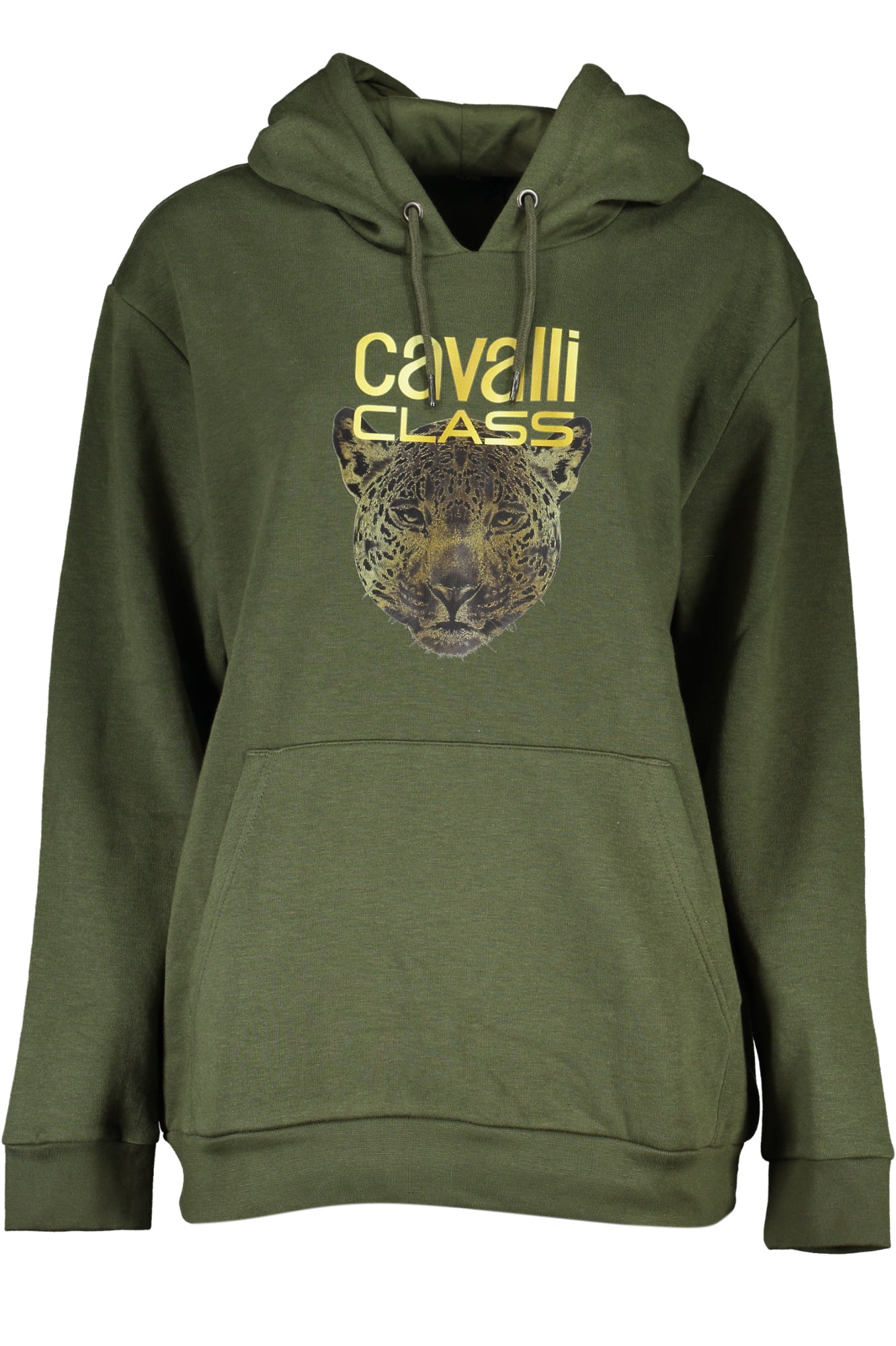 CAVALLI CLASS WOMENS ZIPLESS SWEATSHIRT GREEN