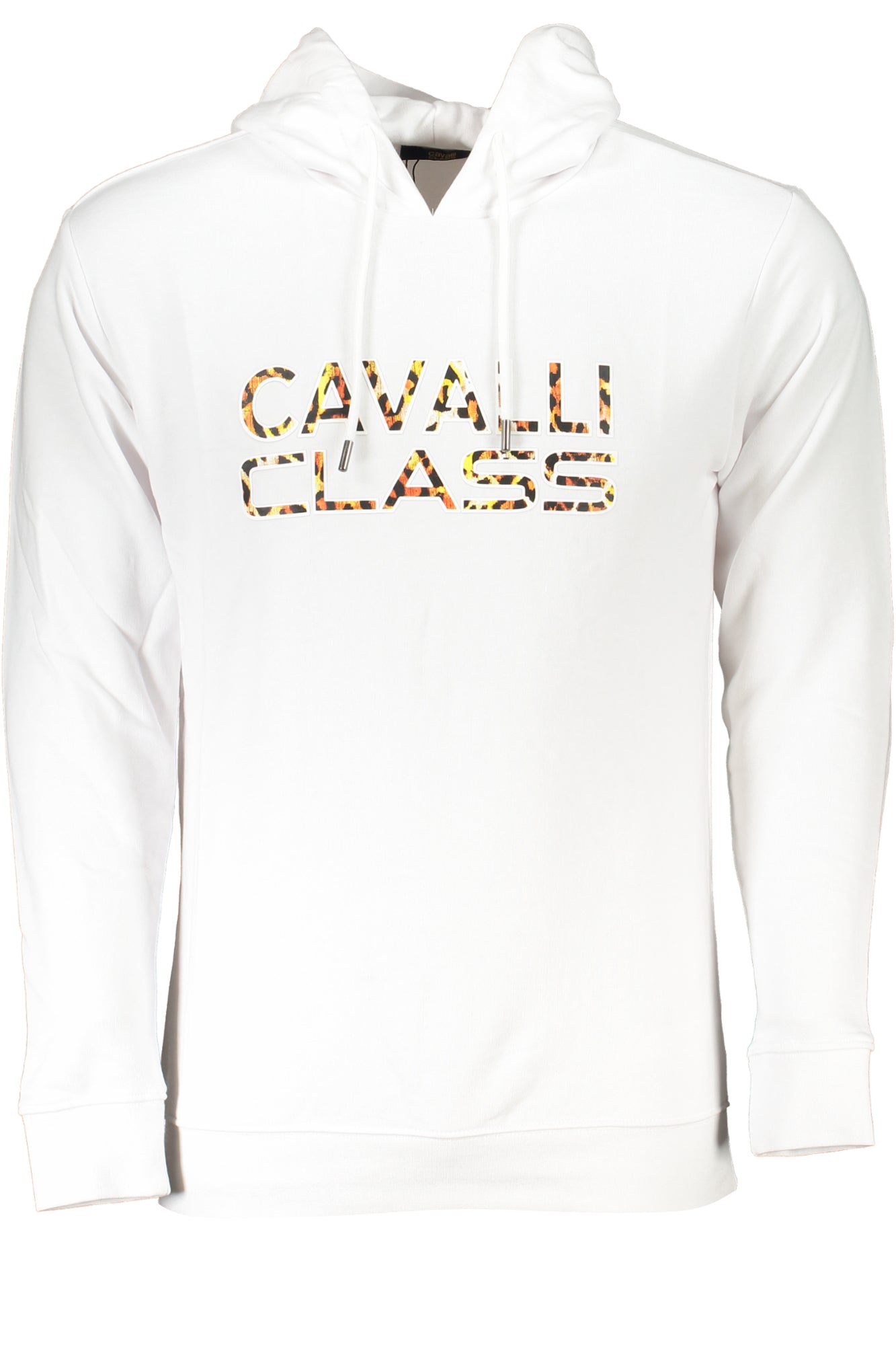 CAVALLI CLASS MENS WHITE ZIPLESS SWEATSHIRT