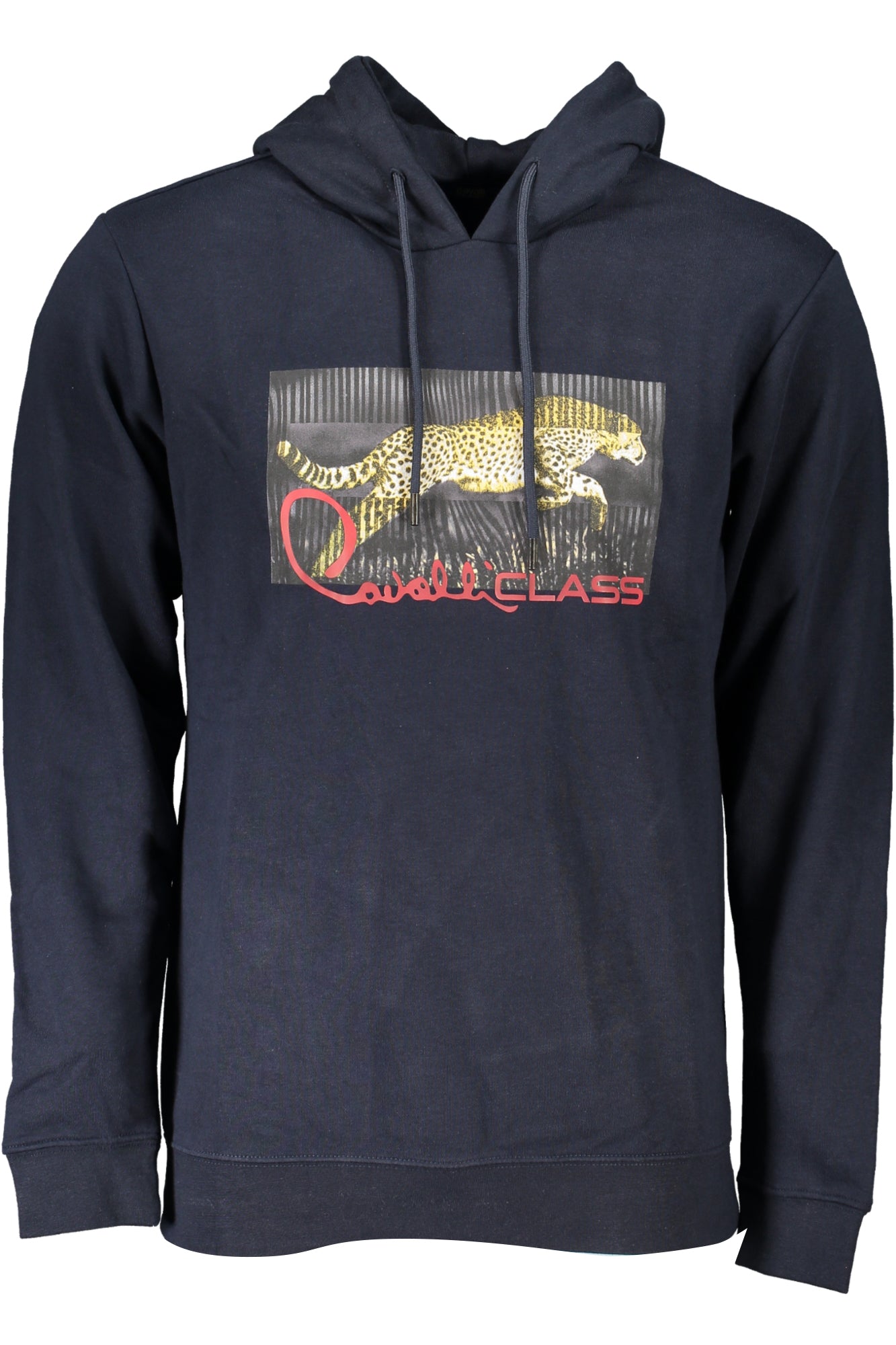 CAVALLI CLASS MENS BLUE ZIPLESS SWEATSHIRT