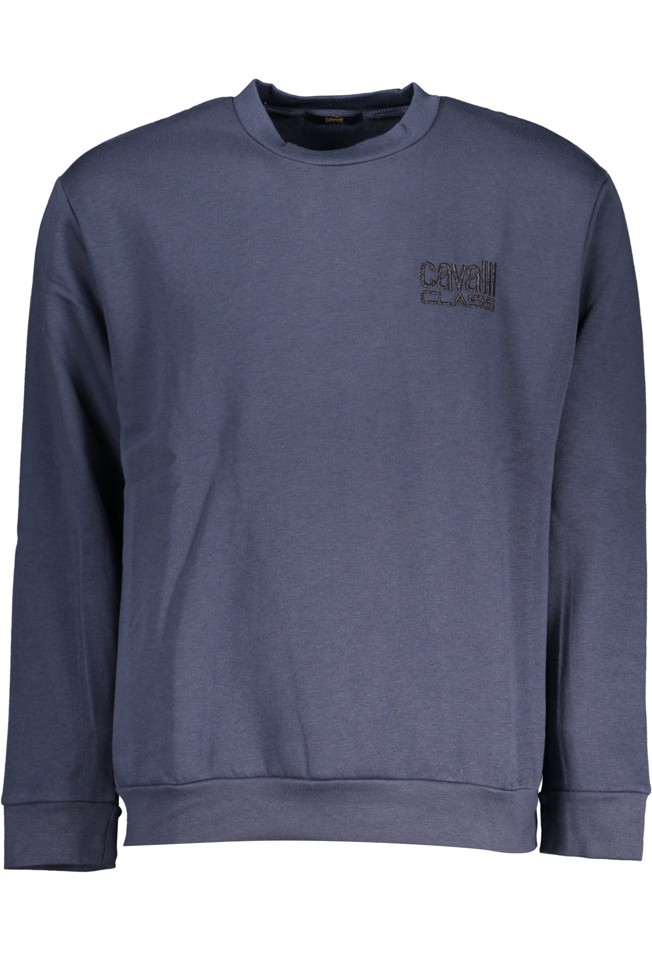 CAVALLI CLASS MENS BLUE ZIPLESS SWEATSHIRT