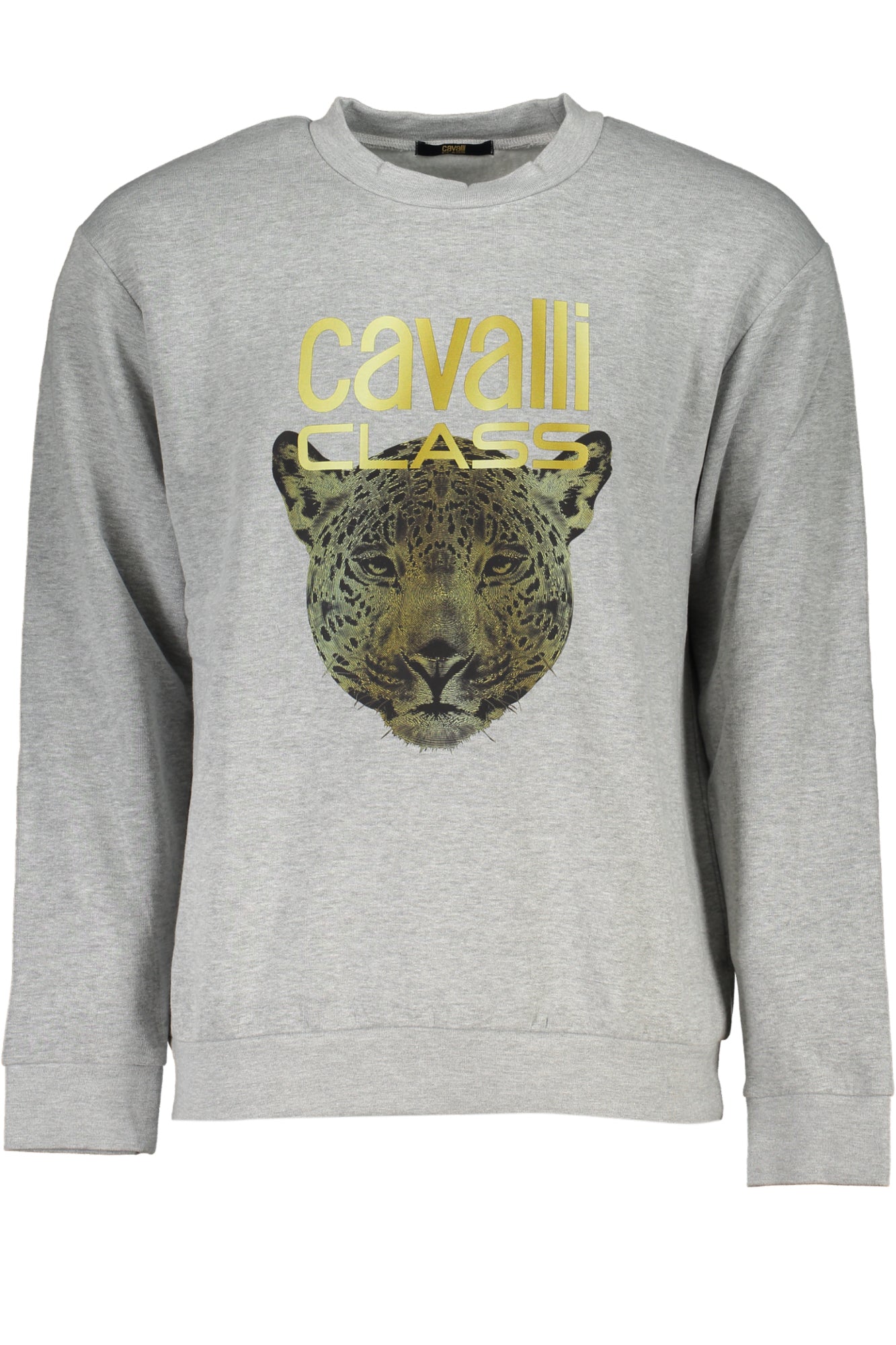 CAVALLI CLASS MENS GRAY ZIPLESS SWEATSHIRT