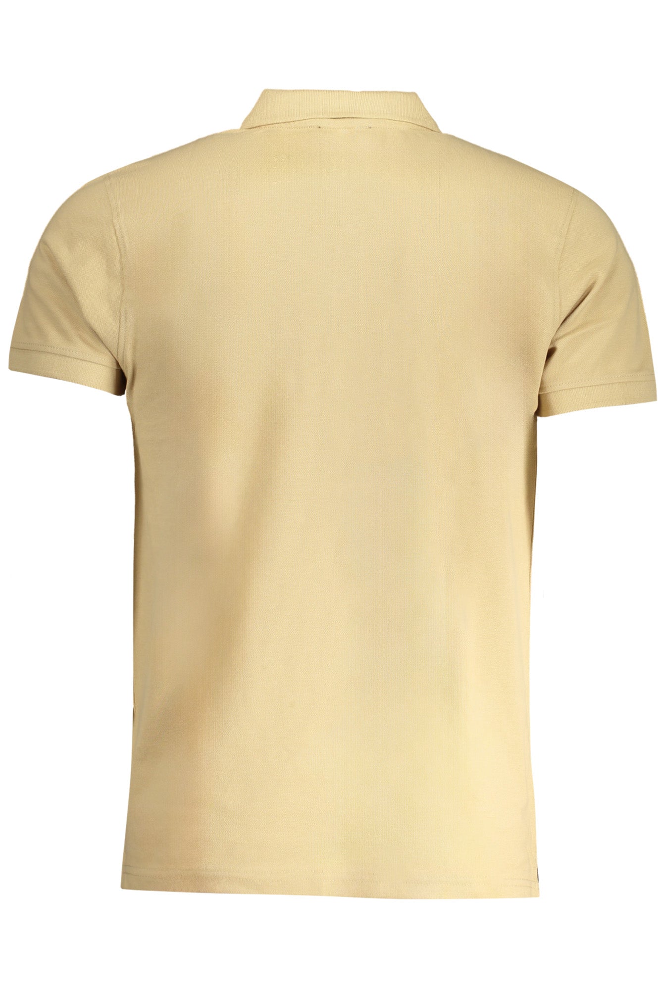 CAVALLI CLASS MENS SHORT SLEEVED POLO SHIRT BEIGE