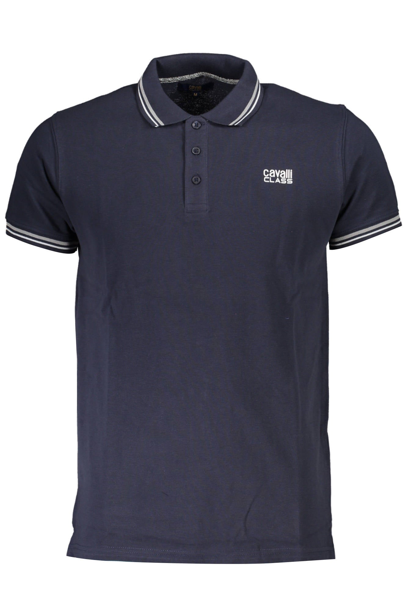 CAVALLI CLASS POLO SHORT SLEEVE MEN BLUE
