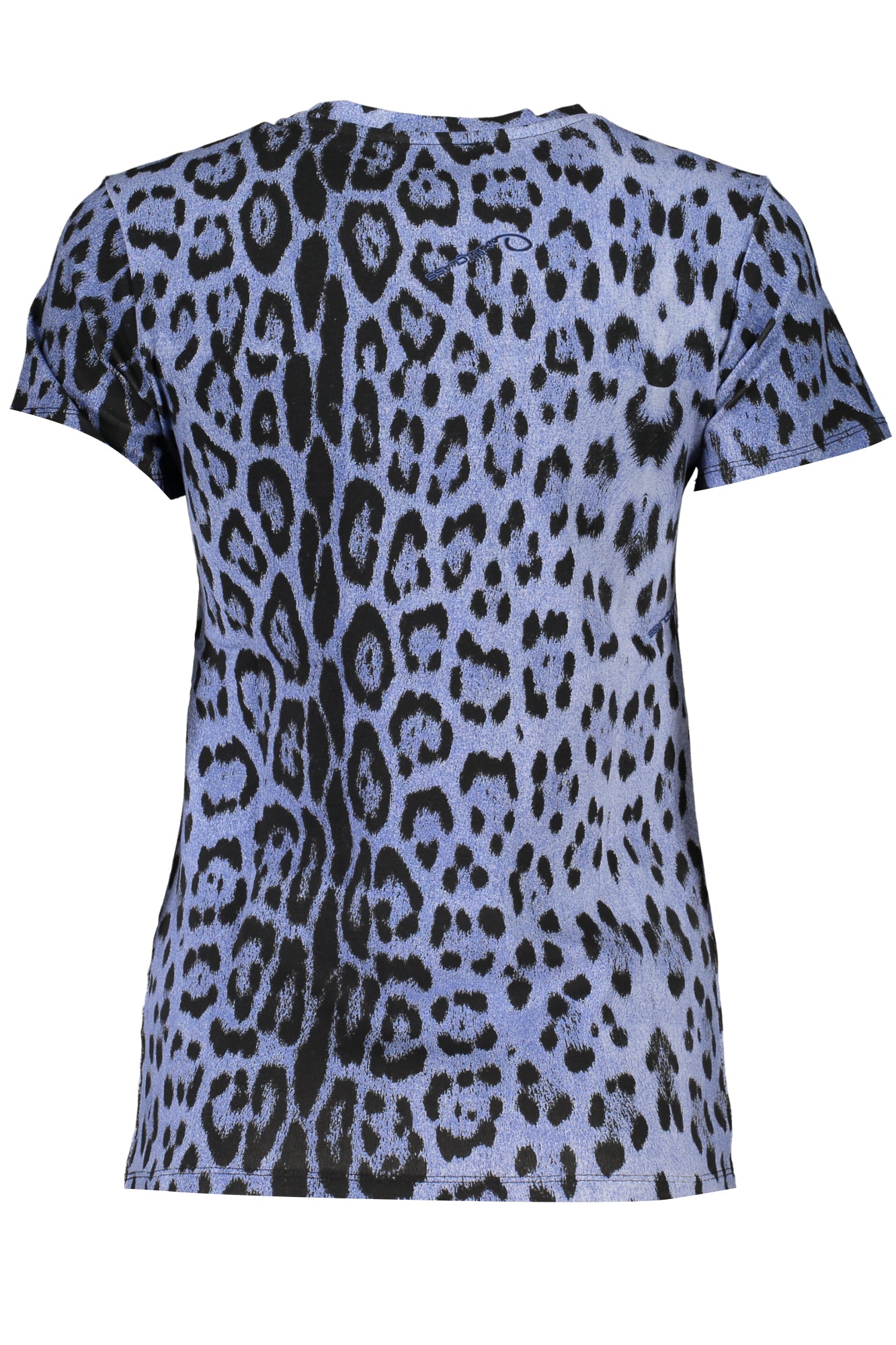 CAVALLI CLASS WOMENS SHORT SLEEVE T-SHIRT BLUE