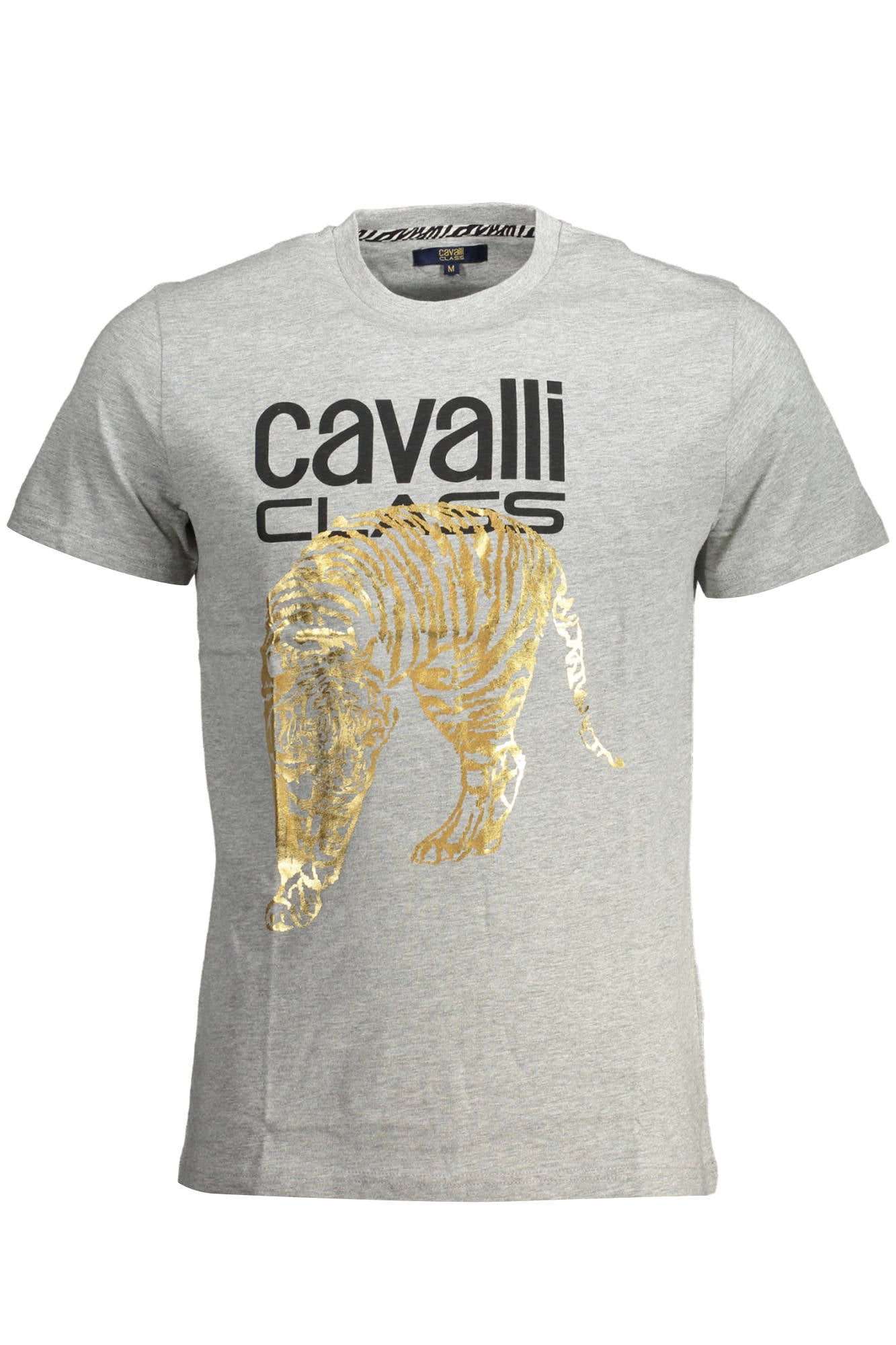 CAVALLI CLASS SHORT SLEEVE T-SHIRT MEN GREY