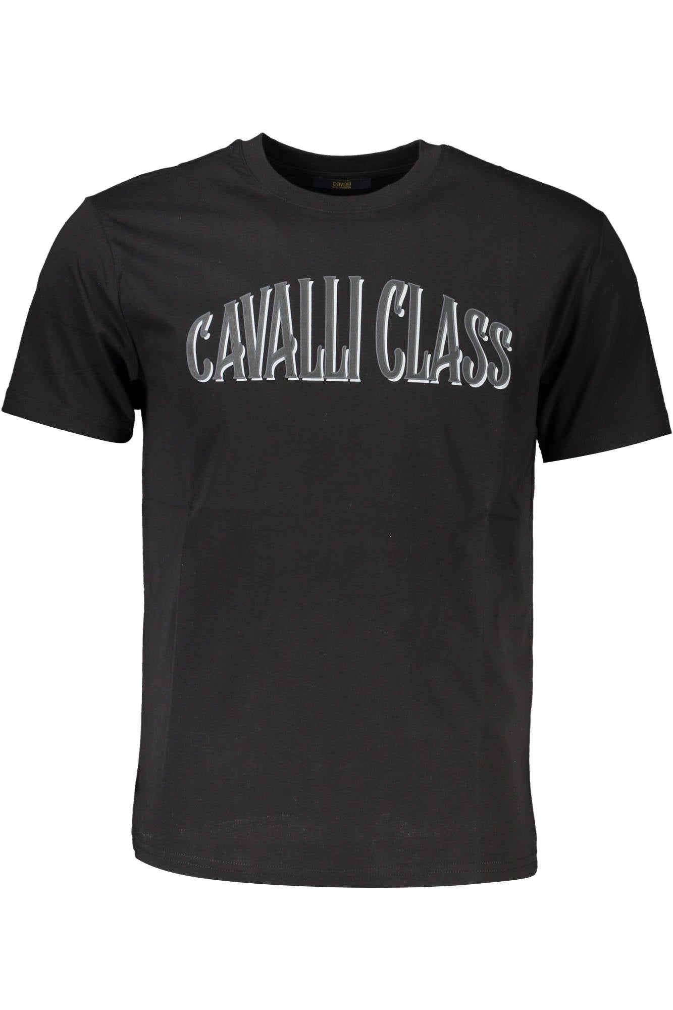 CAVALLI CLASS T-SHIRT SHORT SLEEVE MAN BLACK