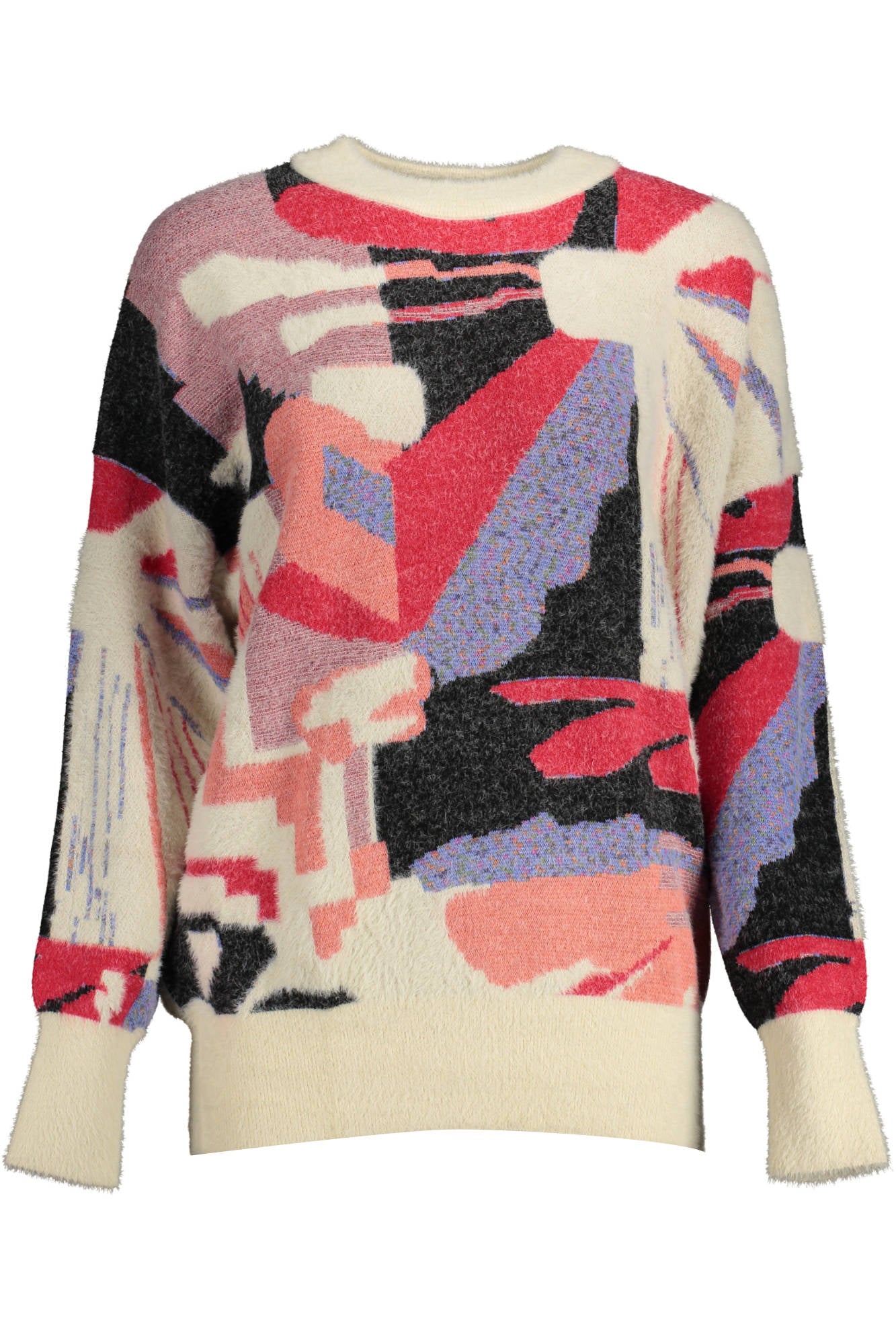 DESIGUAL WOMENS WHITE SWEATER