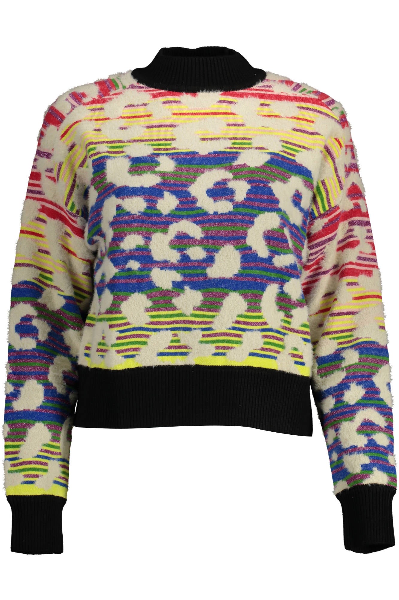 DESIGUAL WOMENS BLUE SWEATER