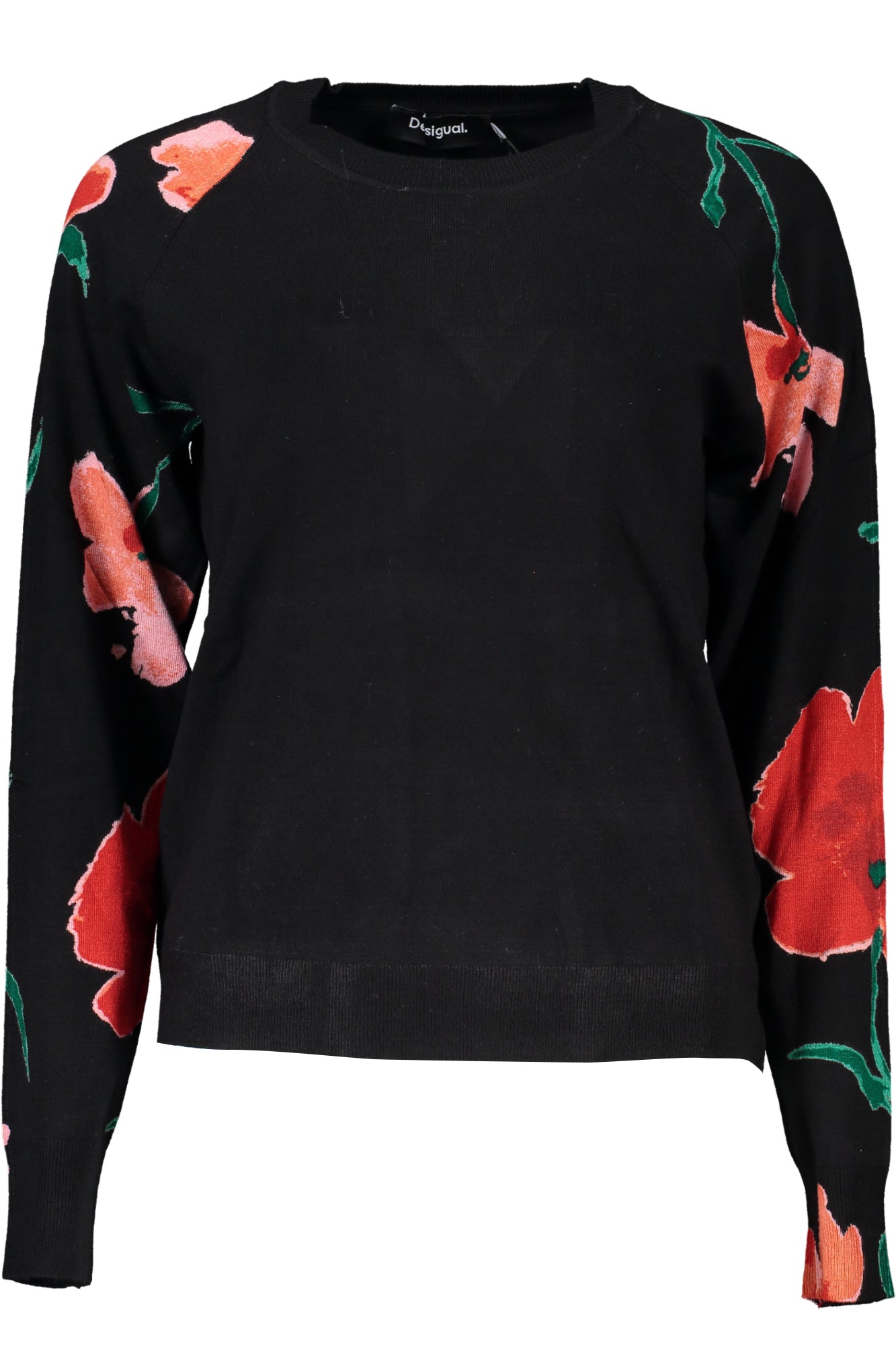 DESIGUAL BLACK WOMENS SWEATER