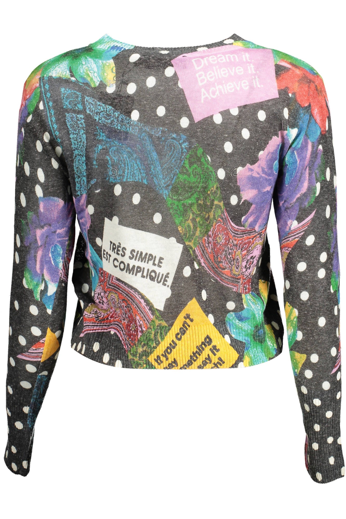 DESIGUAL SWEATER WOMAN BLACK