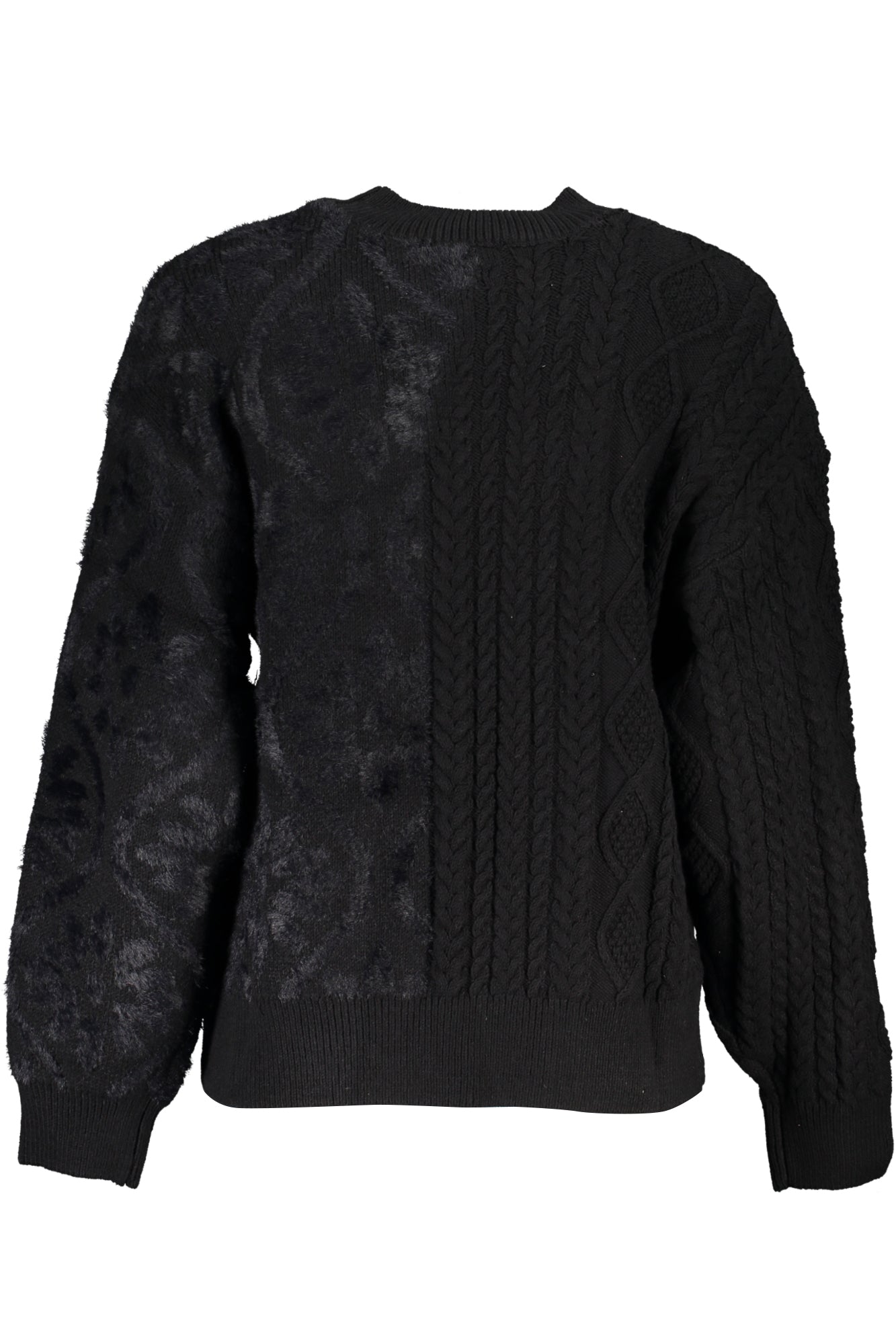 DESIGUAL BLACK WOMENS SWEATER