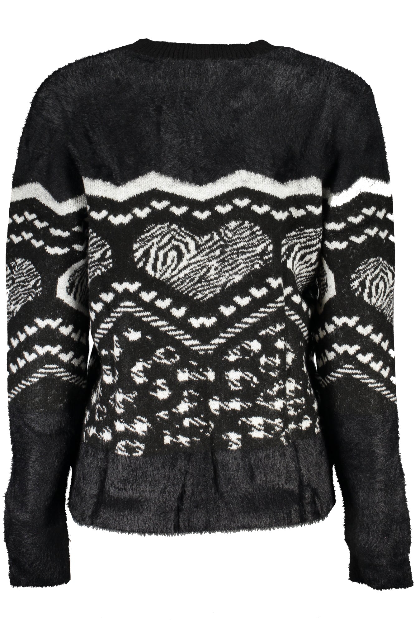 DESIGUAL BLACK WOMENS SWEATER
