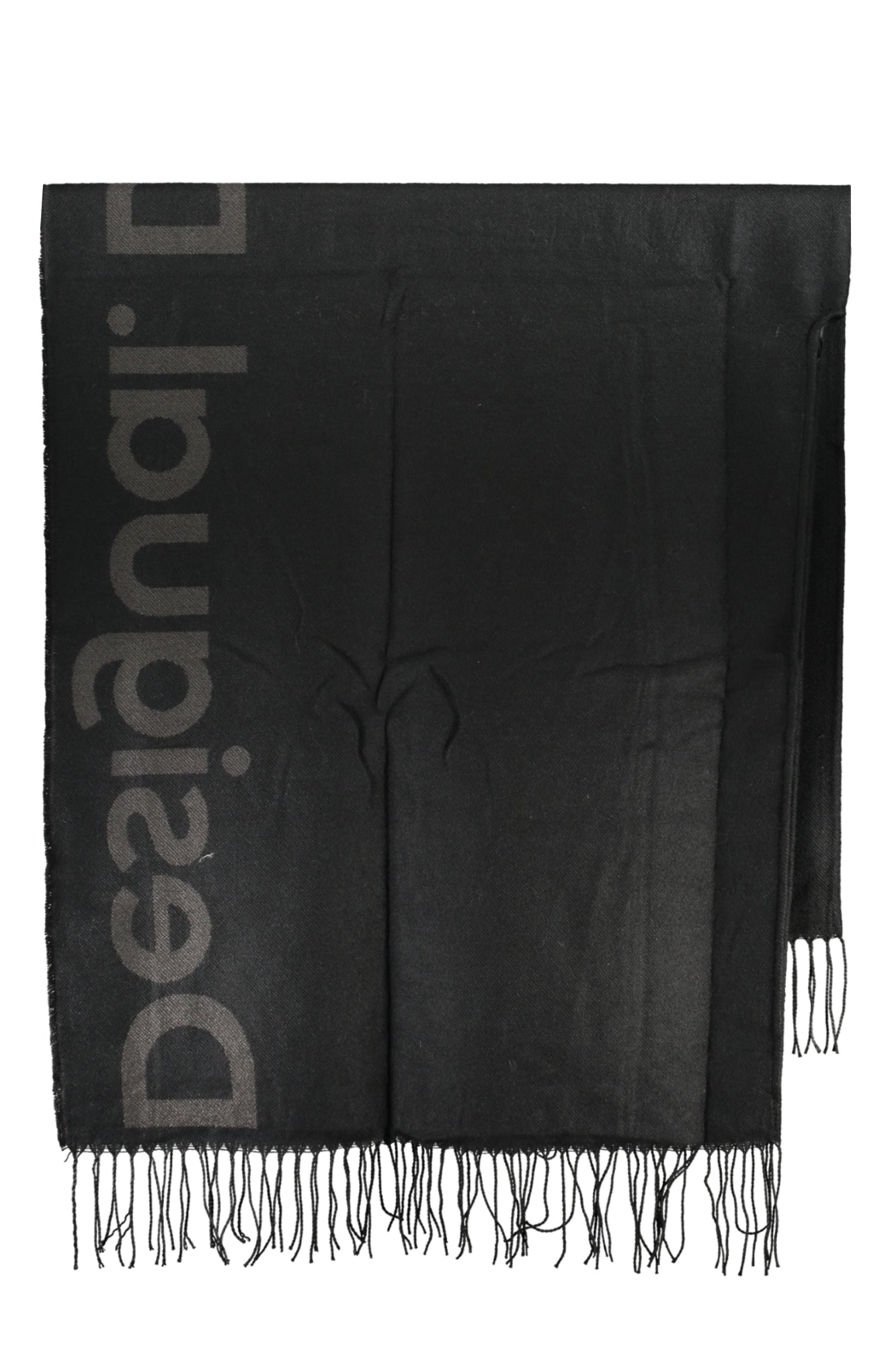 DESIGUAL BLACK WOMENS PONCHO