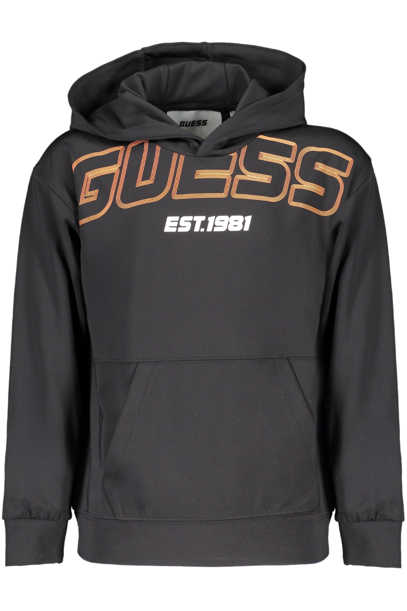 GUESS JEANS SWEATSHIRT WITHOUT ZIP FOR KIDS BLACK