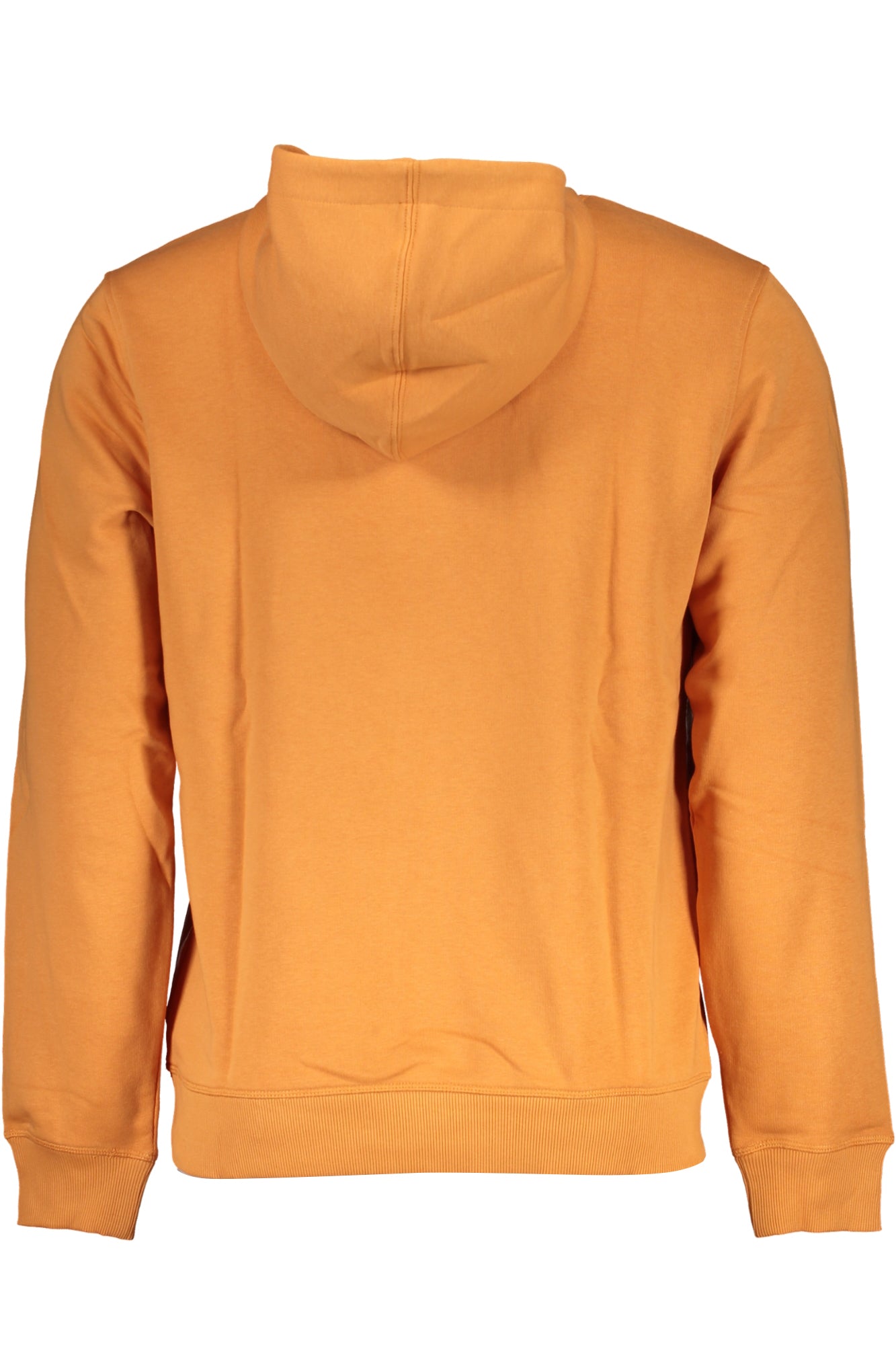 GUESS JEANS MENS ORANGE ZIPLESS SWEATSHIRT