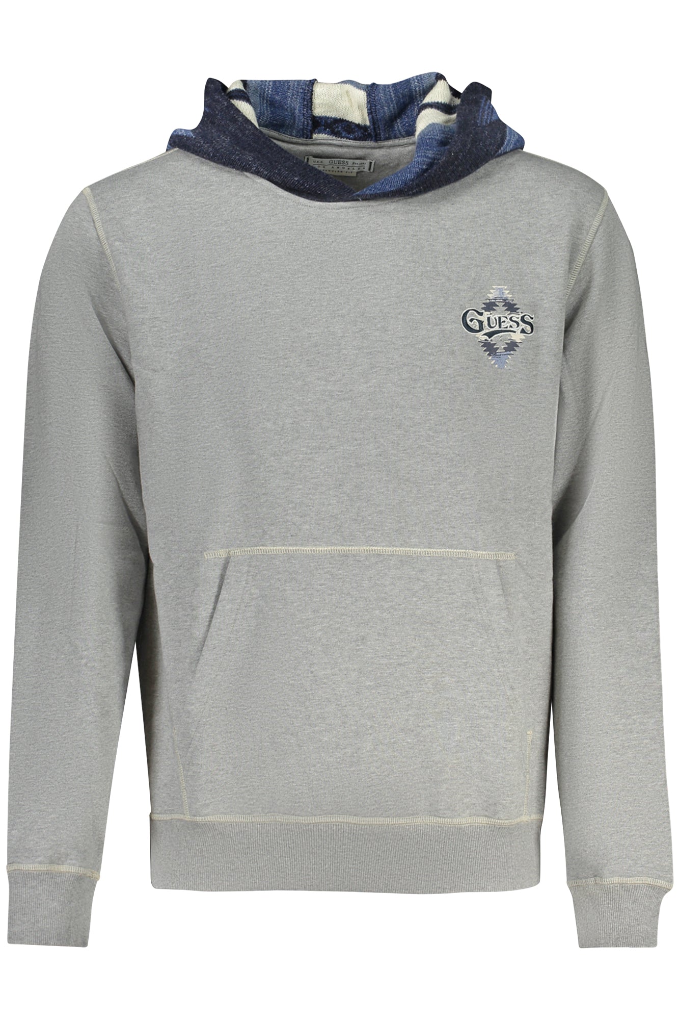 GUESS JEANS SWEATSHIRT WITHOUT ZIP MEN GREY