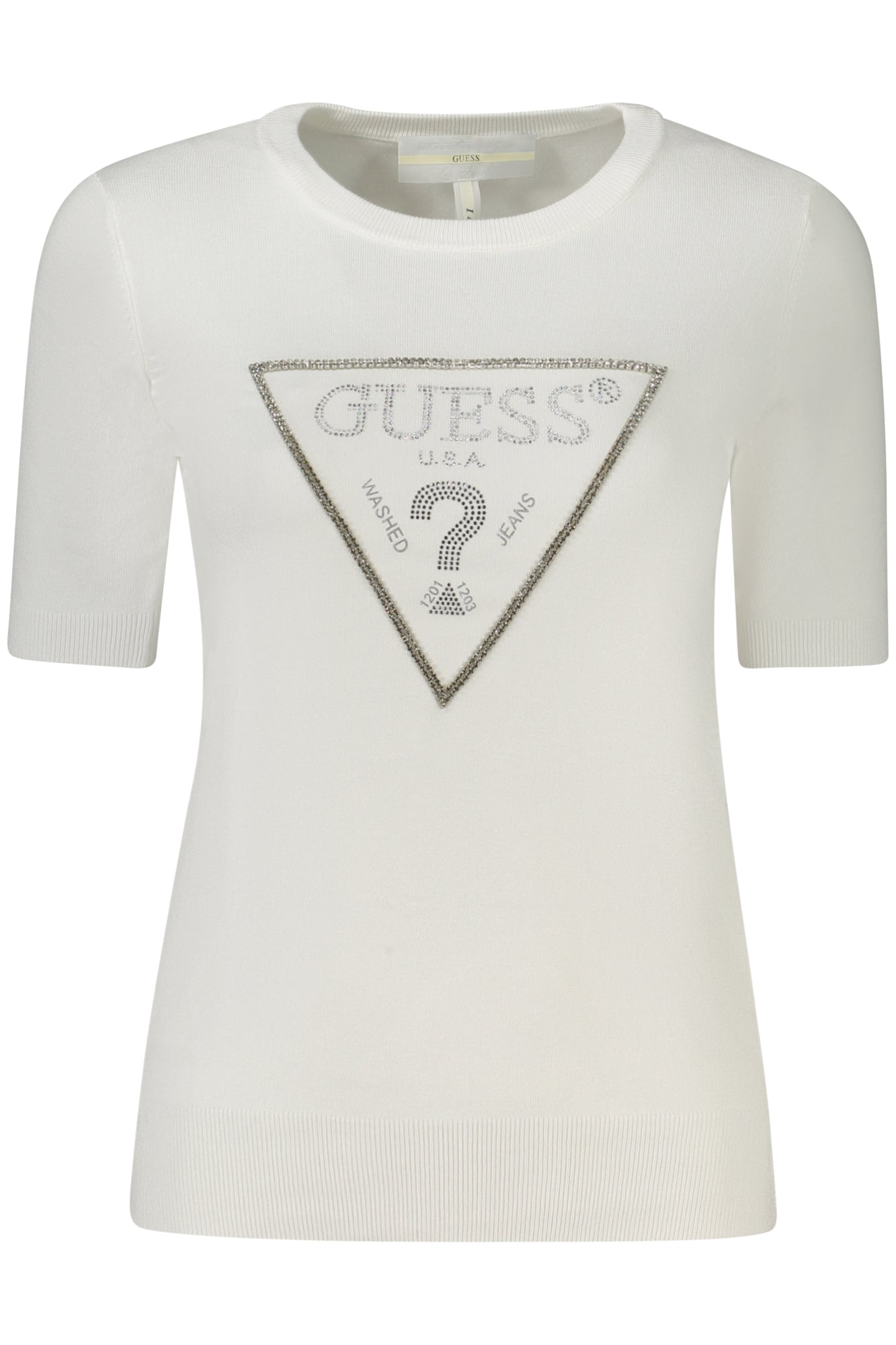 GUESS JEANS WOMENS WHITE SWEATER