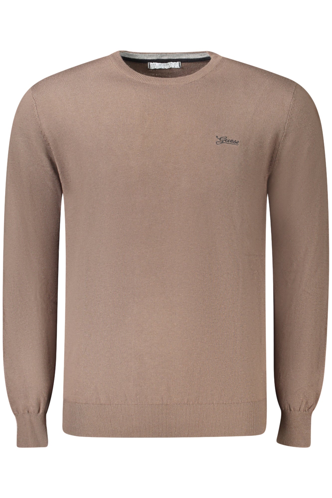 GUESS JEANS MENS SWEATER BROWN