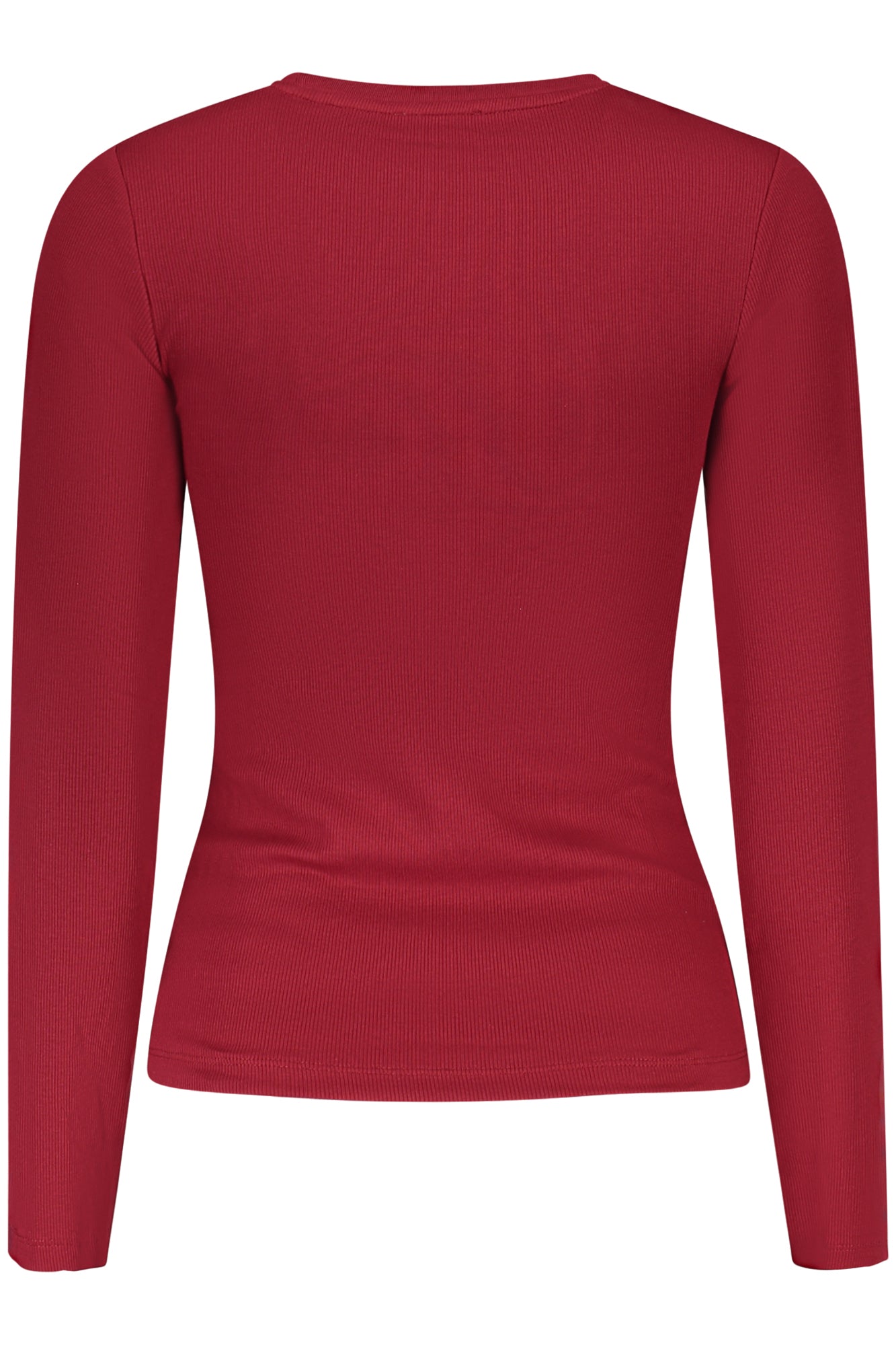 GUESS JEANS WOMENS LONG-SLEEVED T-SHIRT, RED