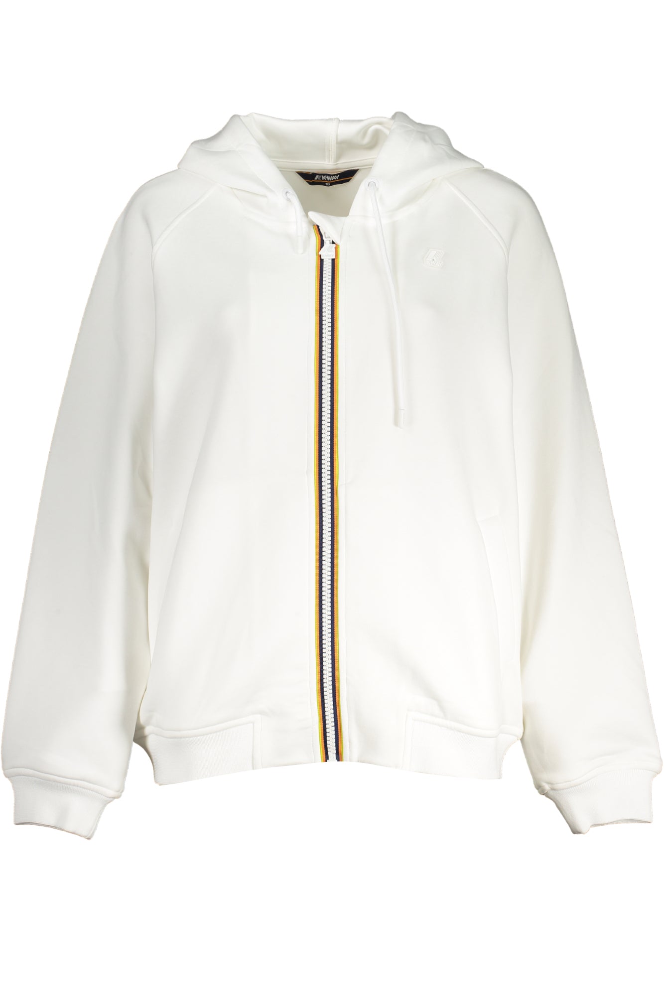 K-WAY WOMENS ZIP SWEATSHIRT WHITE