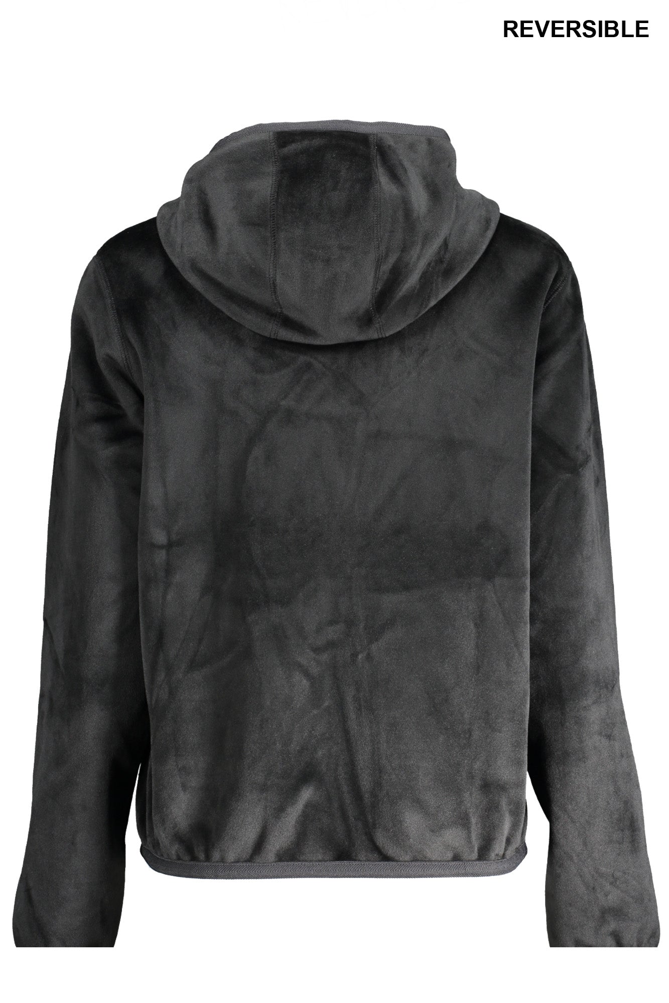 K-WAY WOMENS BLACK ZIP SWEATSHIRT