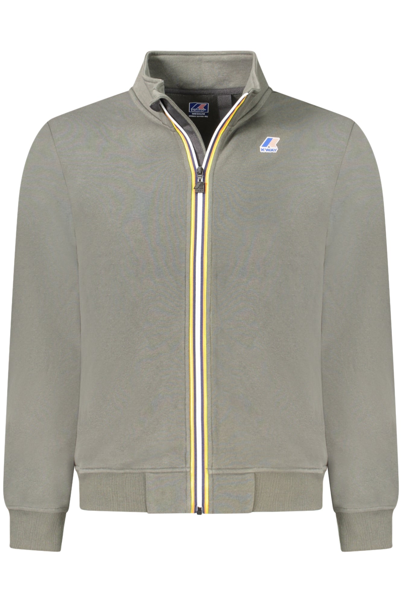 K-WAY ZIP-UP SWEATSHIRT MEN GREEN