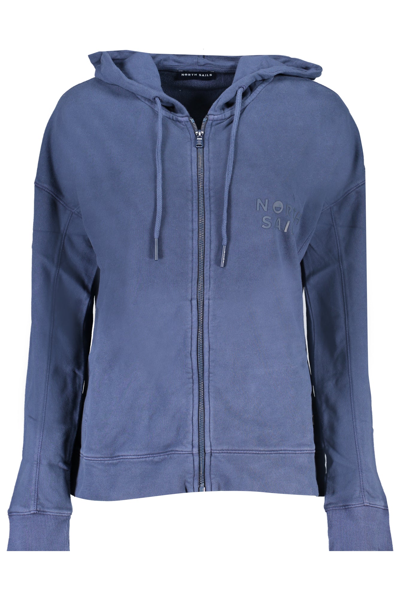 NORTH SAILS WOMENS BLUE ZIP SWEATSHIRT