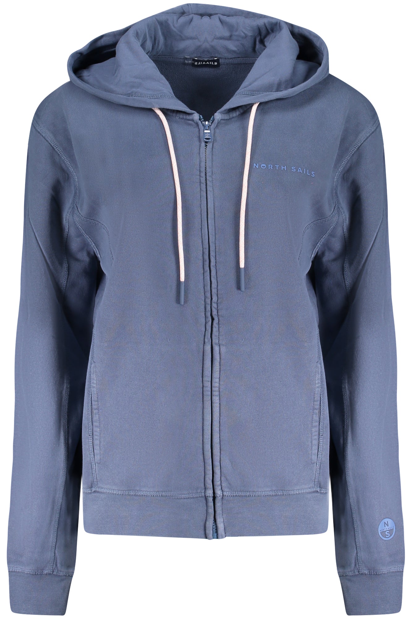 NORTH SAILS WOMENS ZIP-UP SWEATSHIRT BLUE
